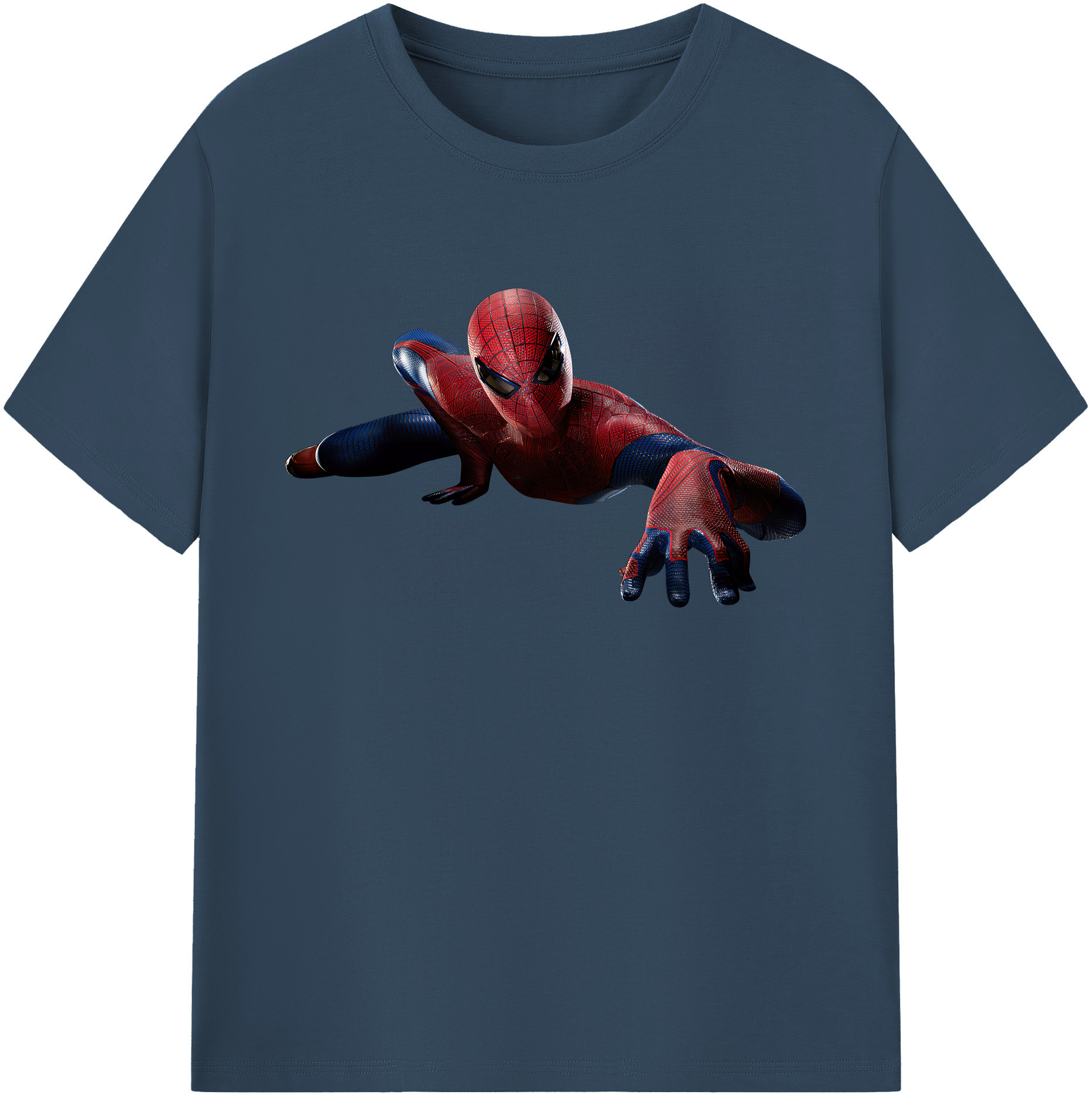 （画像用） Spider Man スパイダーマン 綿100％ メンズ半袖Tシャツ｜肌触りやわらか＆通気性