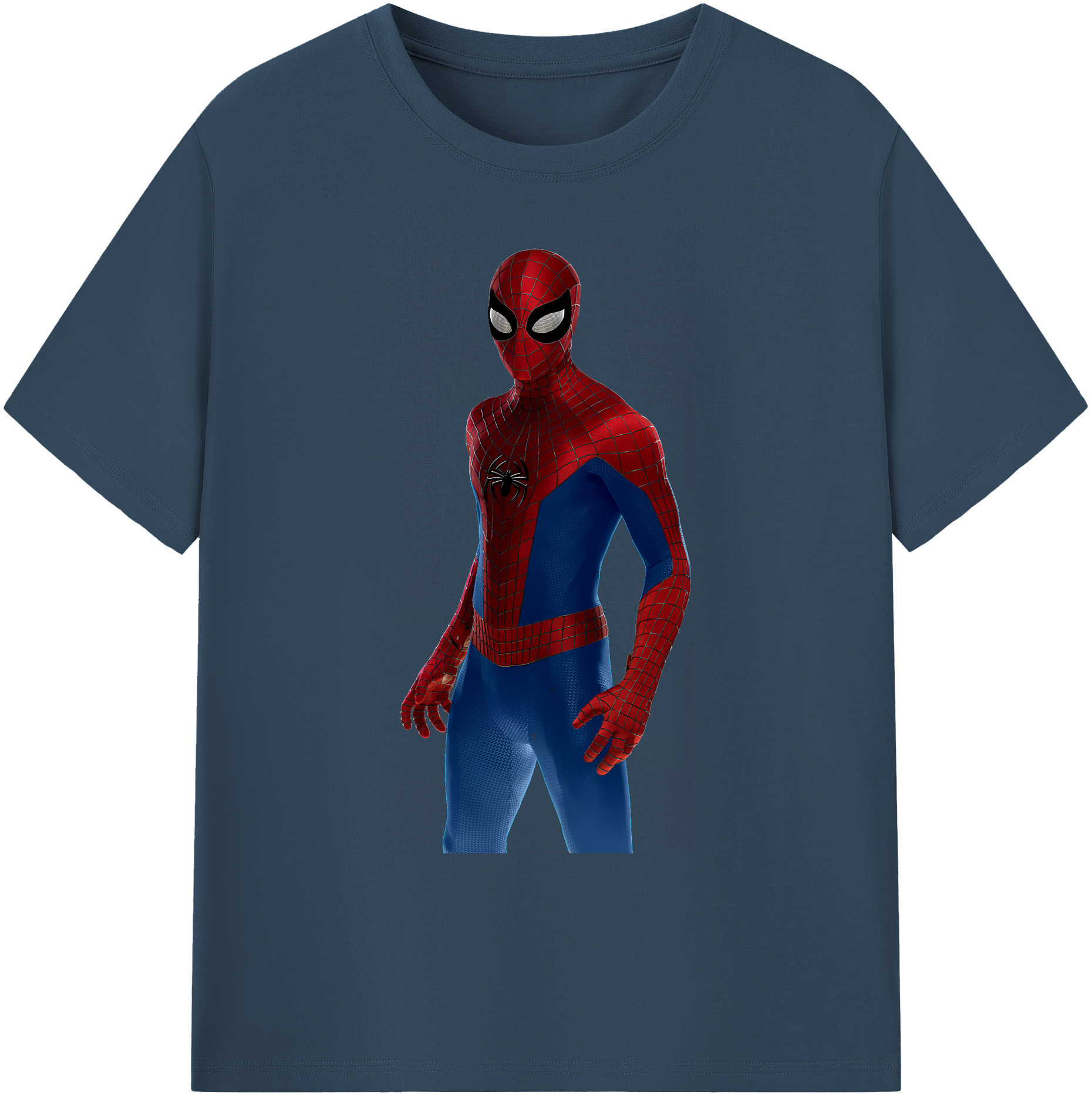 （画像用） Spider Man スパイダーマン 綿100％ メンズ半袖Tシャツ｜肌触りやわらか＆通気性