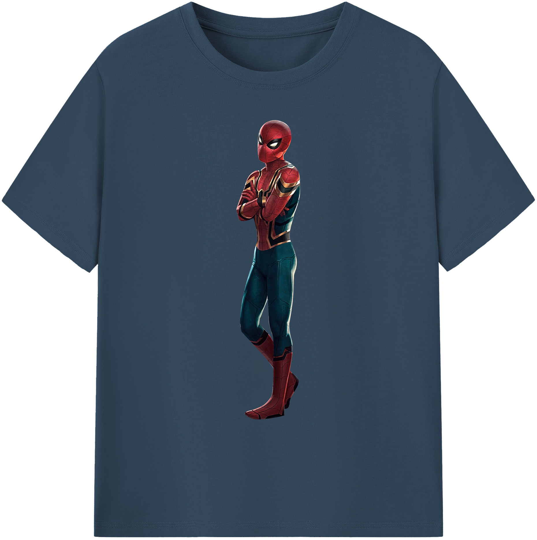 （画像用） Spider Man スパイダーマン 綿100％ メンズ半袖Tシャツ｜肌触りやわらか＆通気性