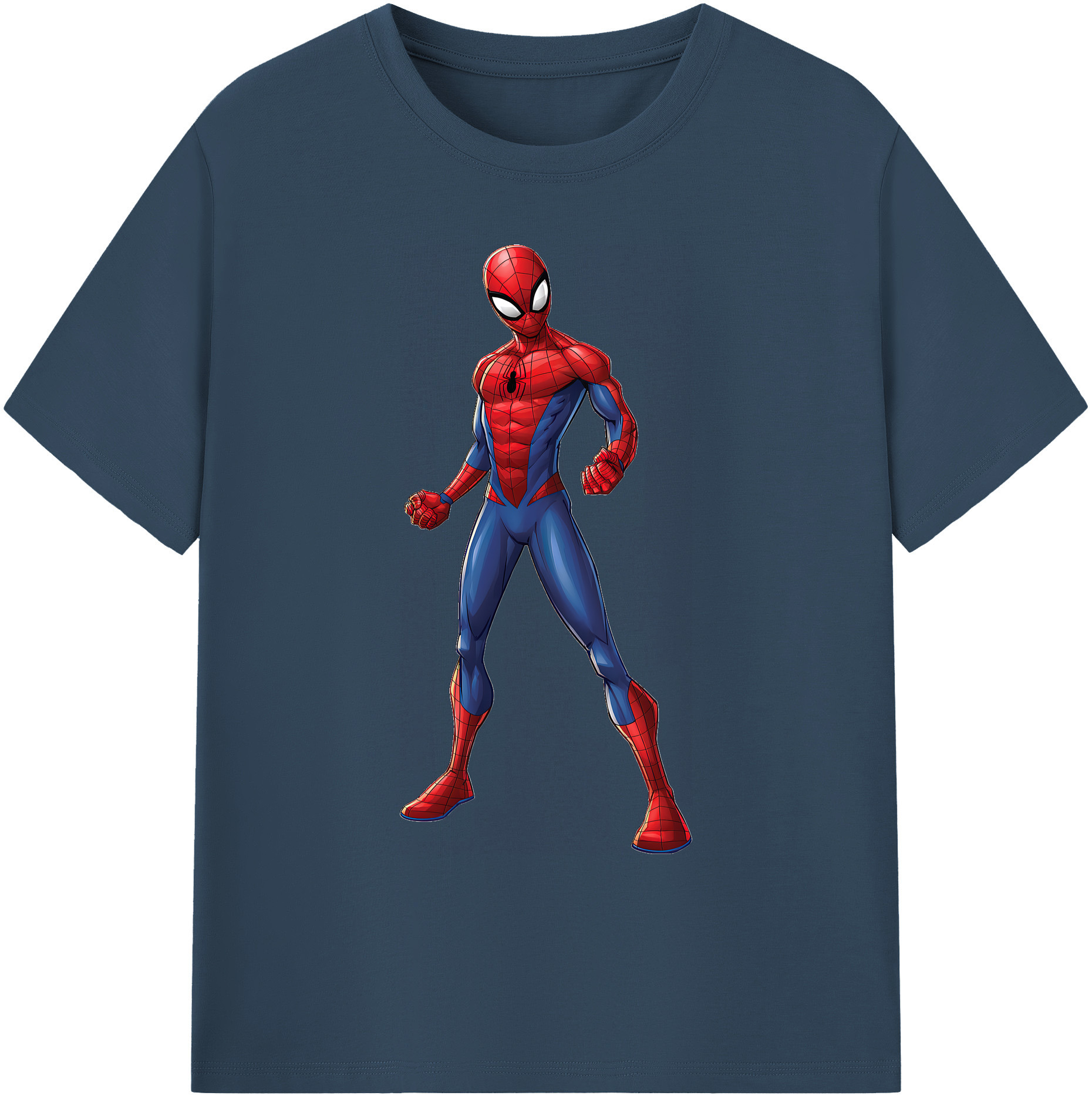 （画像用） Spider Man スパイダーマン 綿100％ メンズ半袖Tシャツ｜肌触りやわらか＆通気性