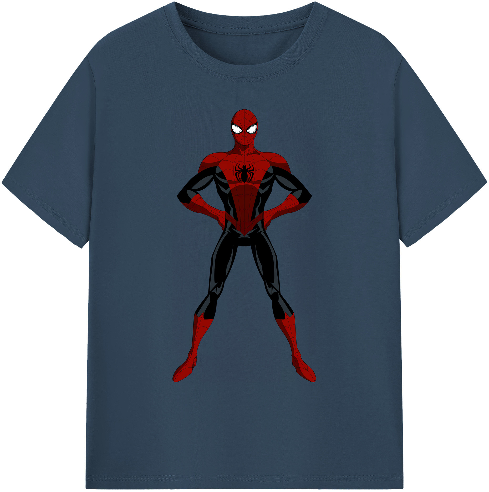 （画像用） Spider Man スパイダーマン 綿100％ メンズ半袖Tシャツ｜肌触りやわらか＆通気性