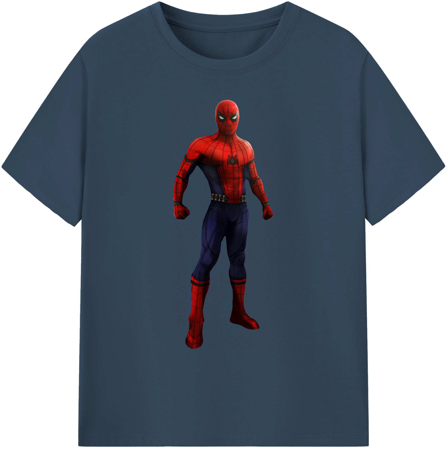 （画像用） Spider Man スパイダーマン 綿100％ メンズ半袖Tシャツ｜肌触りやわらか＆通気性