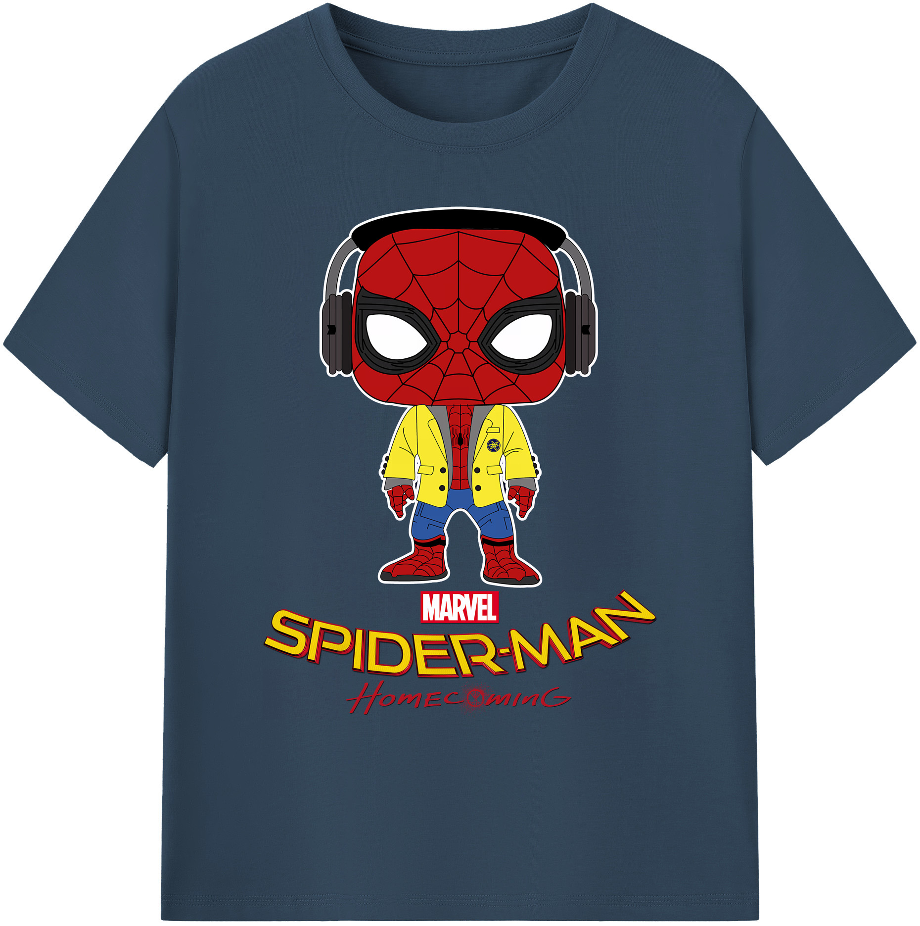 （画像用） Spider Man スパイダーマン 綿100％ メンズ半袖Tシャツ｜肌触りやわらか＆通気性
