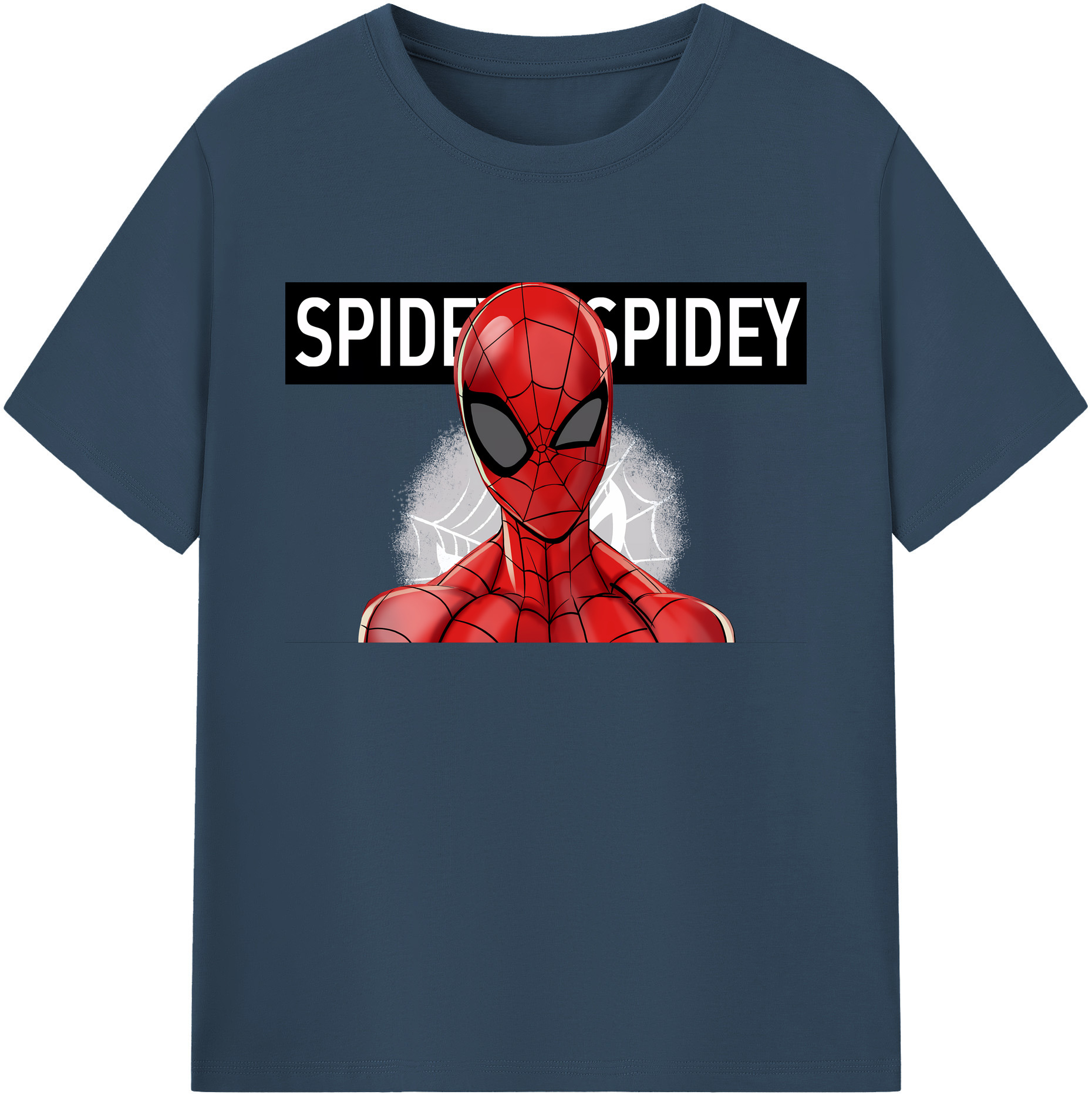 （画像用） Spider Man スパイダーマン 綿100％ メンズ半袖Tシャツ｜肌触りやわらか＆通気性