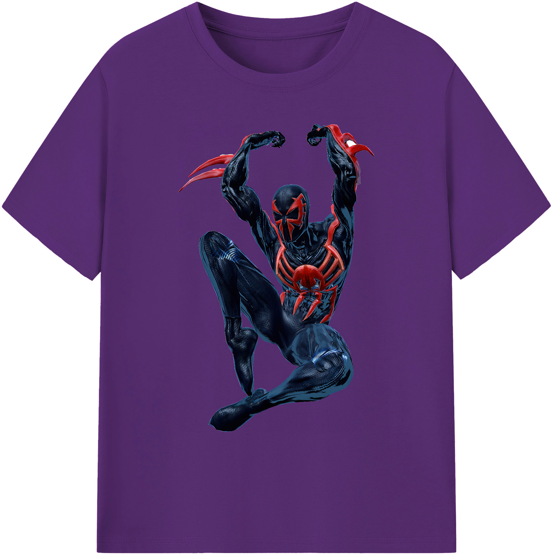 （画像用） Spider Man スパイダーマン 綿100％ メンズ半袖Tシャツ｜肌触りやわらか＆通気性