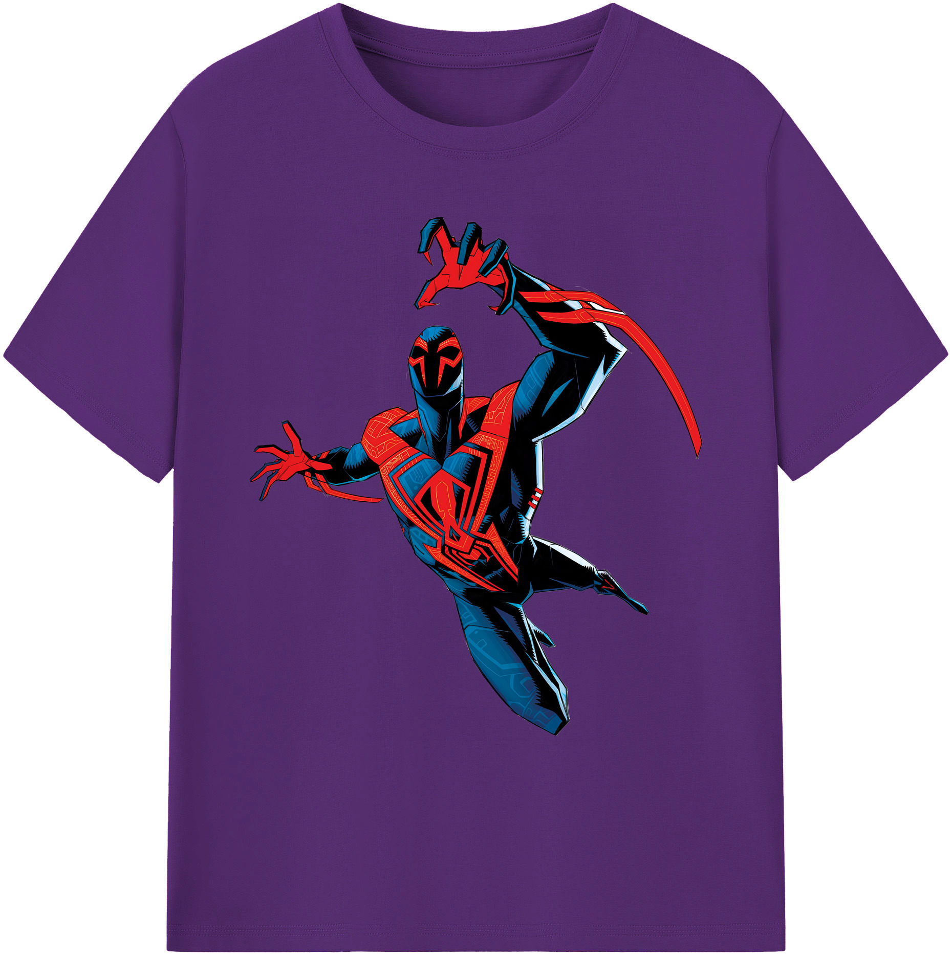 （画像用） Spider Man スパイダーマン 綿100％ メンズ半袖Tシャツ｜肌触りやわらか＆通気性