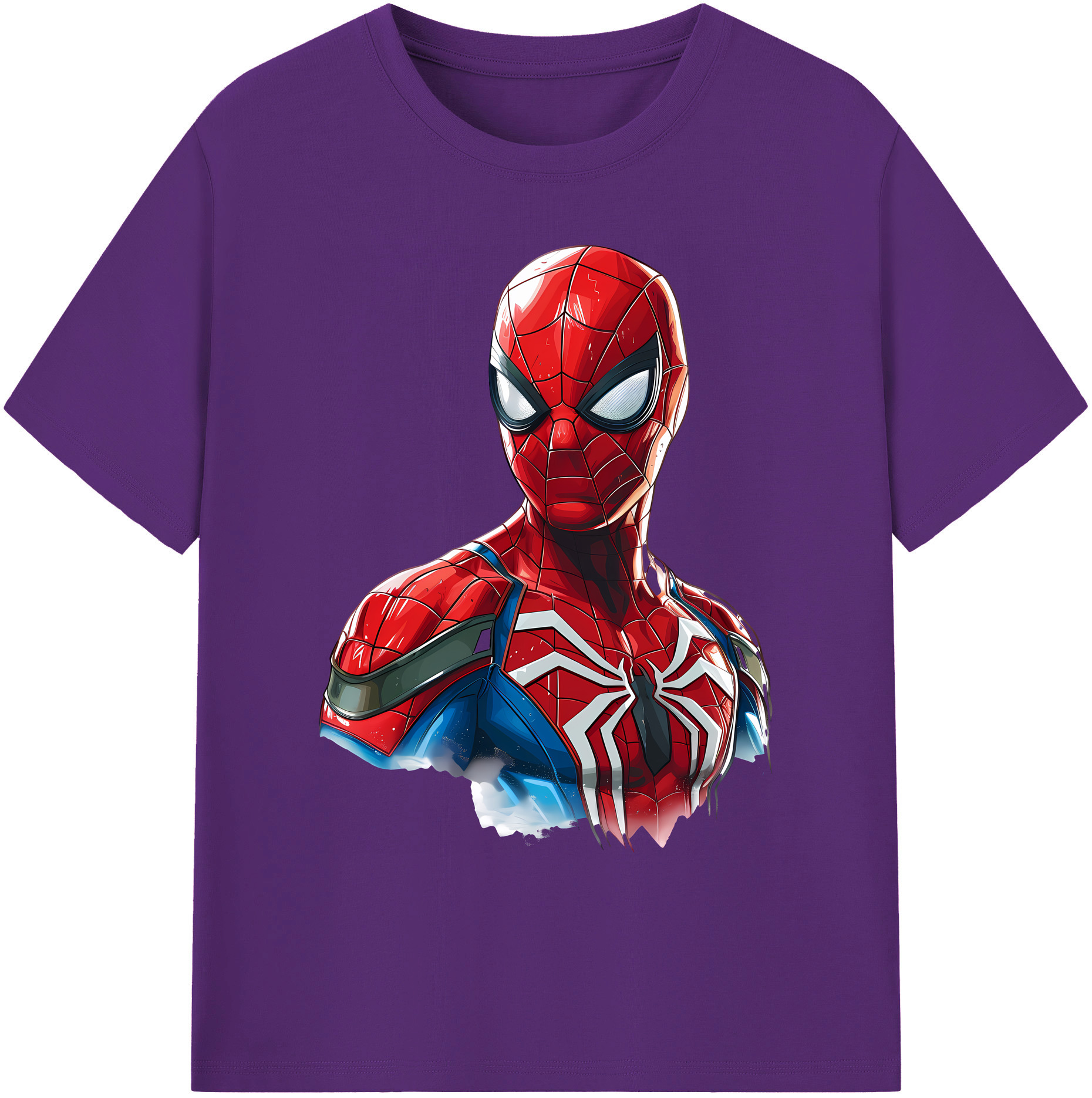 （画像用） Spider Man スパイダーマン 綿100％ メンズ半袖Tシャツ｜肌触りやわらか＆通気性