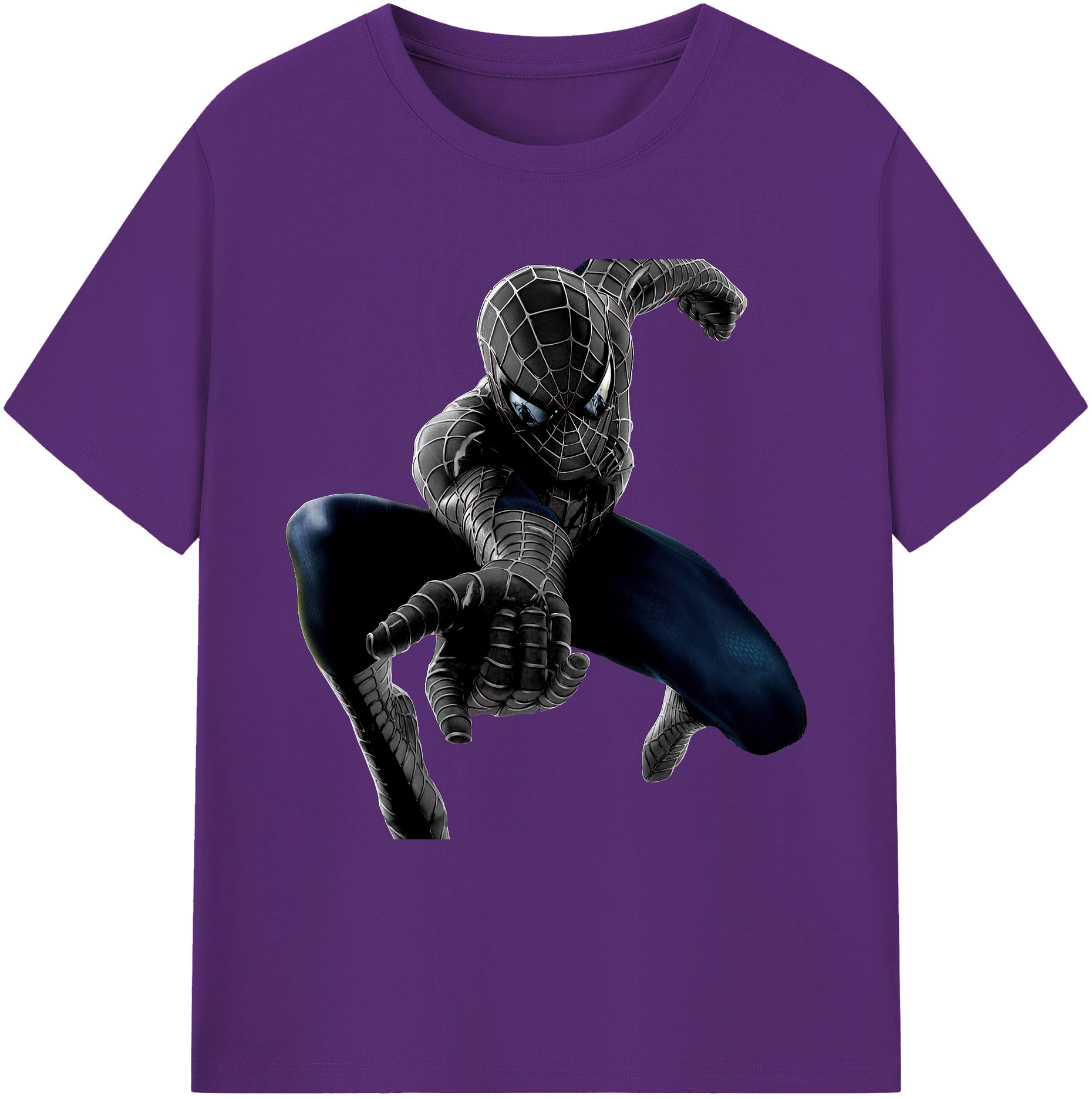 （画像用） Spider Man スパイダーマン 綿100％ メンズ半袖Tシャツ｜肌触りやわらか＆通気性