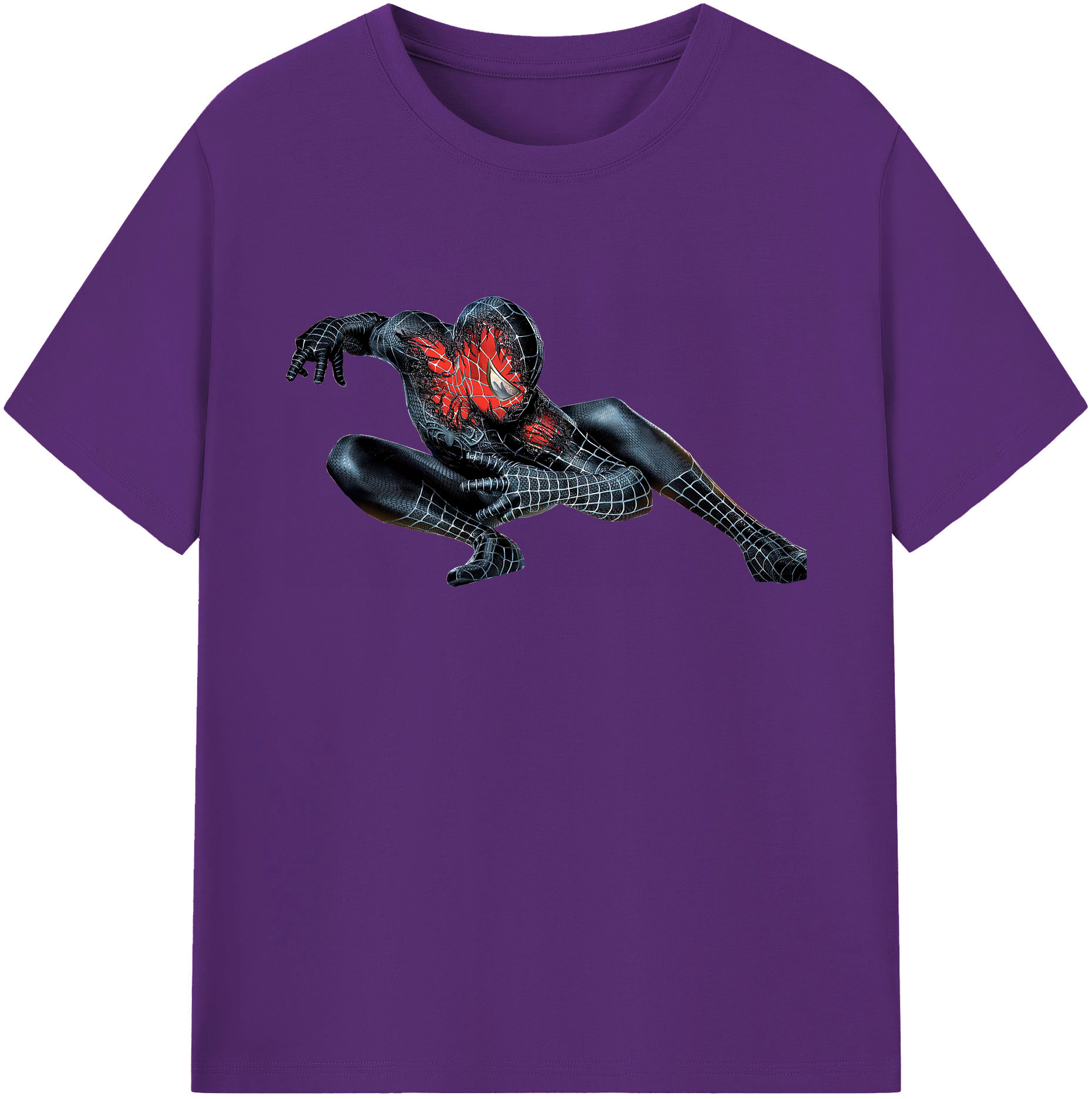 （画像用） Spider Man スパイダーマン 綿100％ メンズ半袖Tシャツ｜肌触りやわらか＆通気性