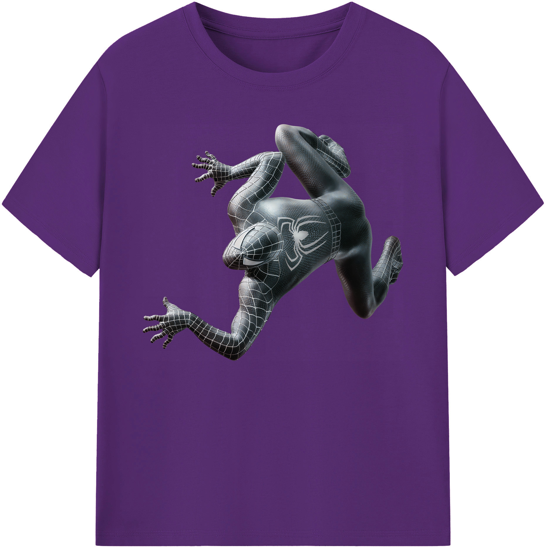 （画像用） Spider Man スパイダーマン 綿100％ メンズ半袖Tシャツ｜肌触りやわらか＆通気性