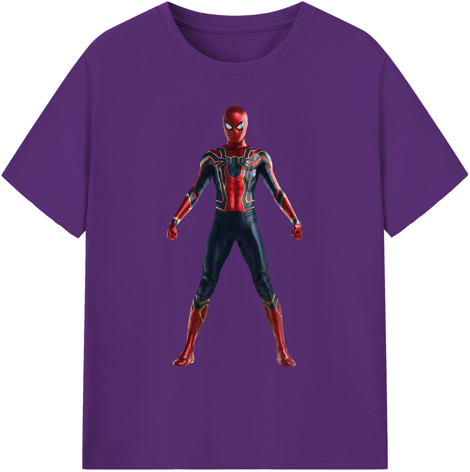 （画像用） Spider Man スパイダーマン 綿100％ メンズ半袖Tシャツ｜肌触りやわらか＆通気性