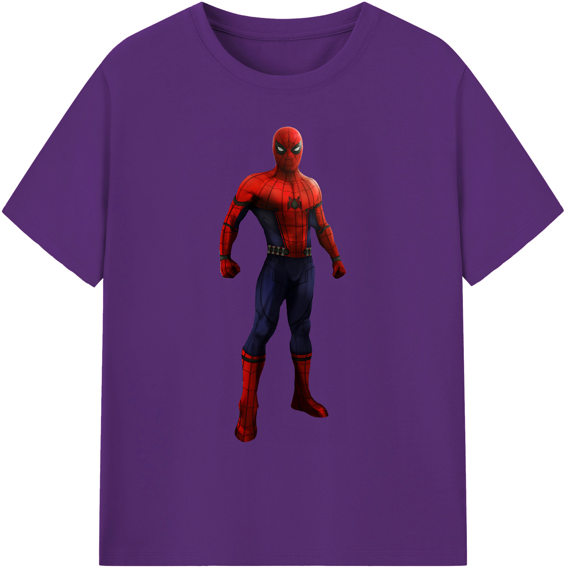（画像用） Spider Man スパイダーマン 綿100％ メンズ半袖Tシャツ｜肌触りやわらか＆通気性