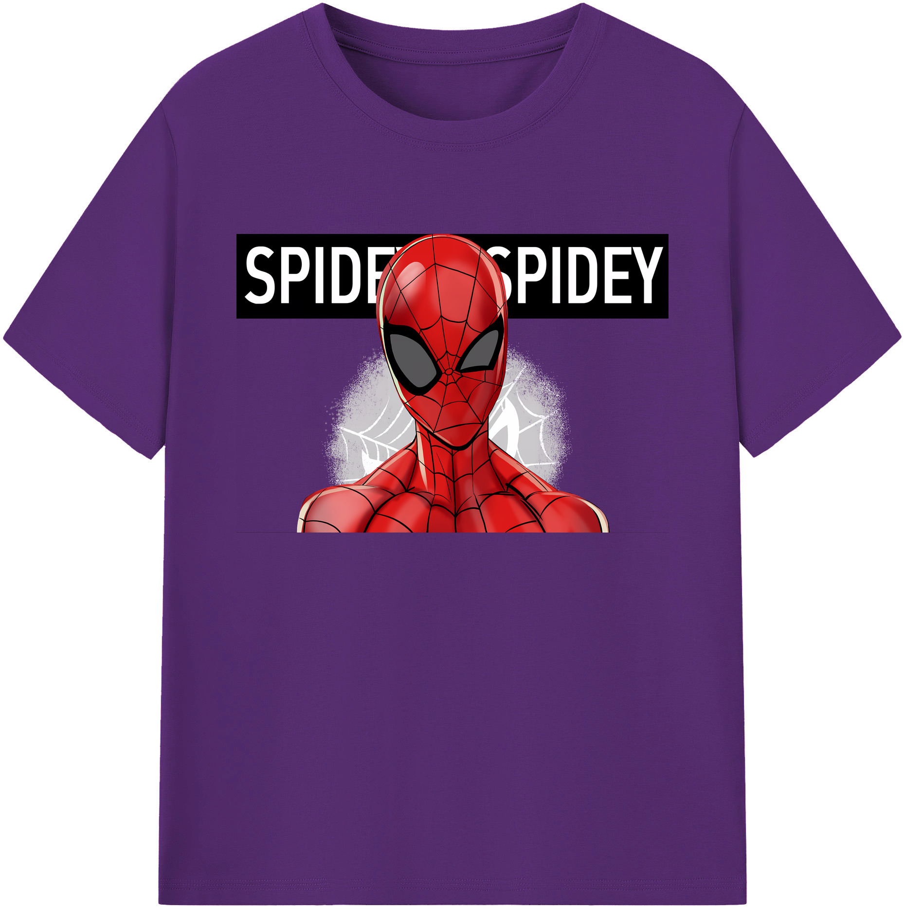 （画像用） Spider Man スパイダーマン 綿100％ メンズ半袖Tシャツ｜肌触りやわらか＆通気性
