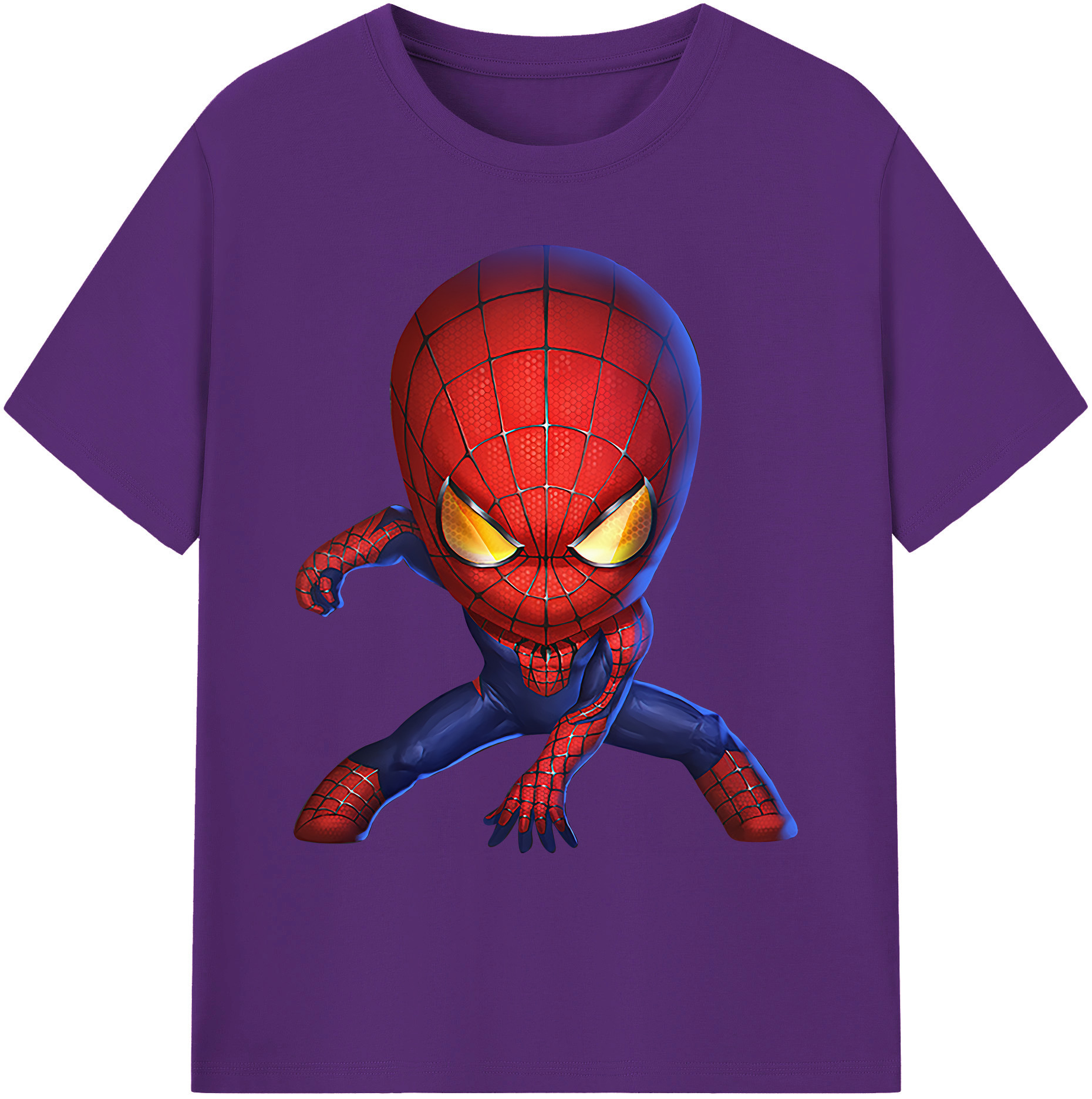 （画像用） Spider Man スパイダーマン 綿100％ メンズ半袖Tシャツ｜肌触りやわらか＆通気性