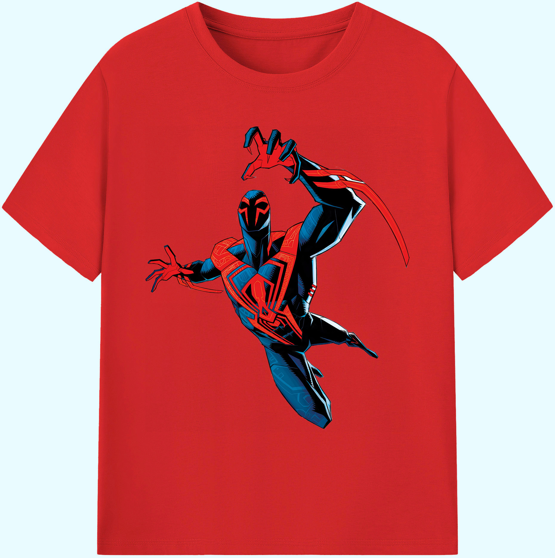 （画像用） Spider Man スパイダーマン 綿100％ メンズ半袖Tシャツ｜肌触りやわらか＆通気性