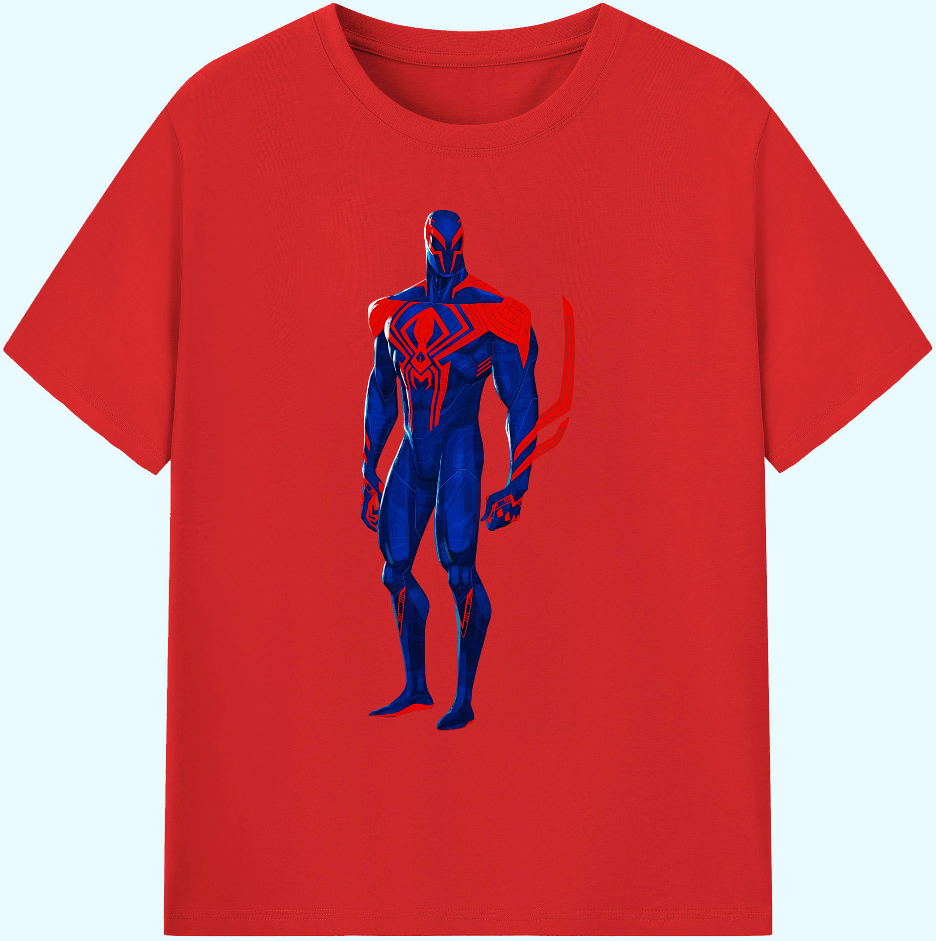 （画像用） Spider Man スパイダーマン 綿100％ メンズ半袖Tシャツ｜肌触りやわらか＆通気性