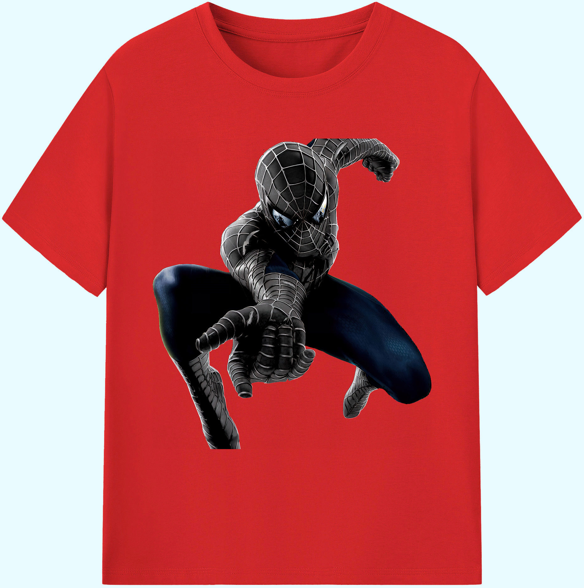 （画像用） Spider Man スパイダーマン 綿100％ メンズ半袖Tシャツ｜肌触りやわらか＆通気性