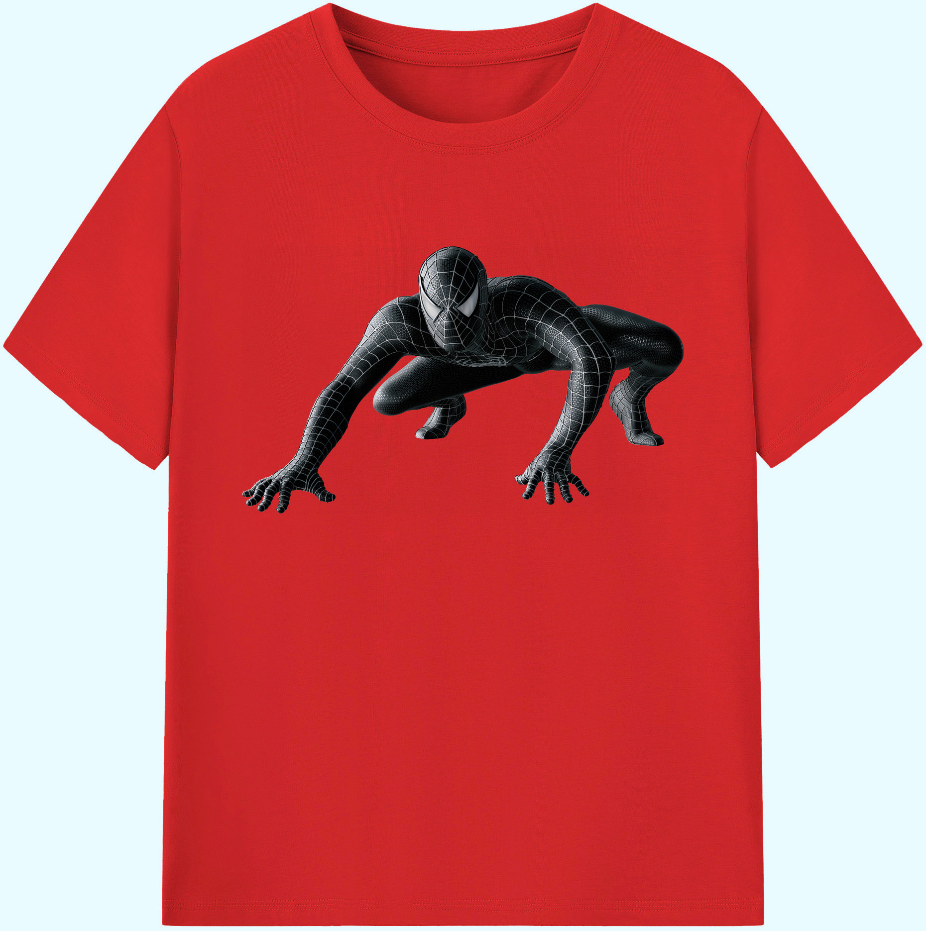 （画像用） Spider Man スパイダーマン 綿100％ メンズ半袖Tシャツ｜肌触りやわらか＆通気性