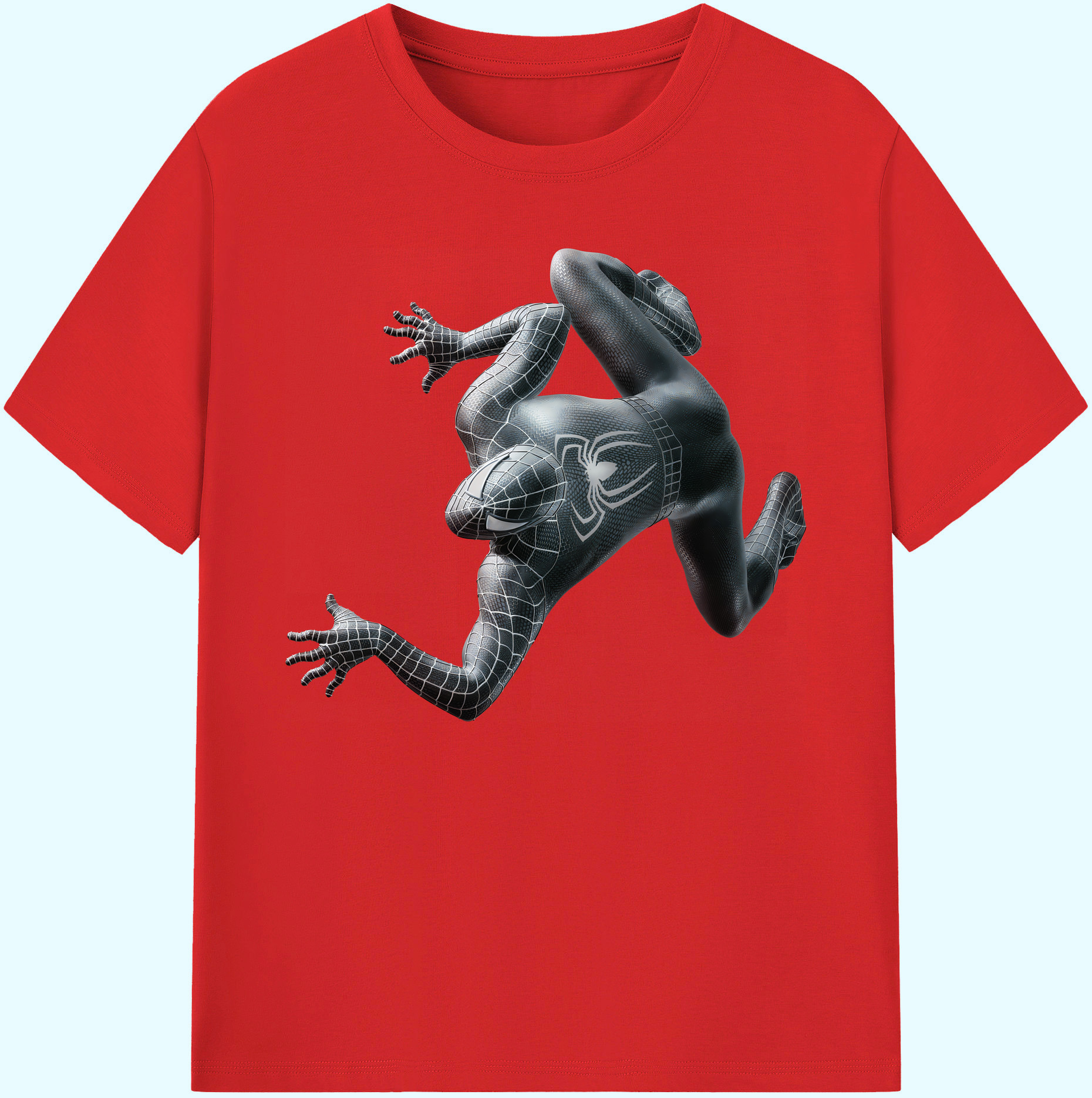 （画像用） Spider Man スパイダーマン 綿100％ メンズ半袖Tシャツ｜肌触りやわらか＆通気性