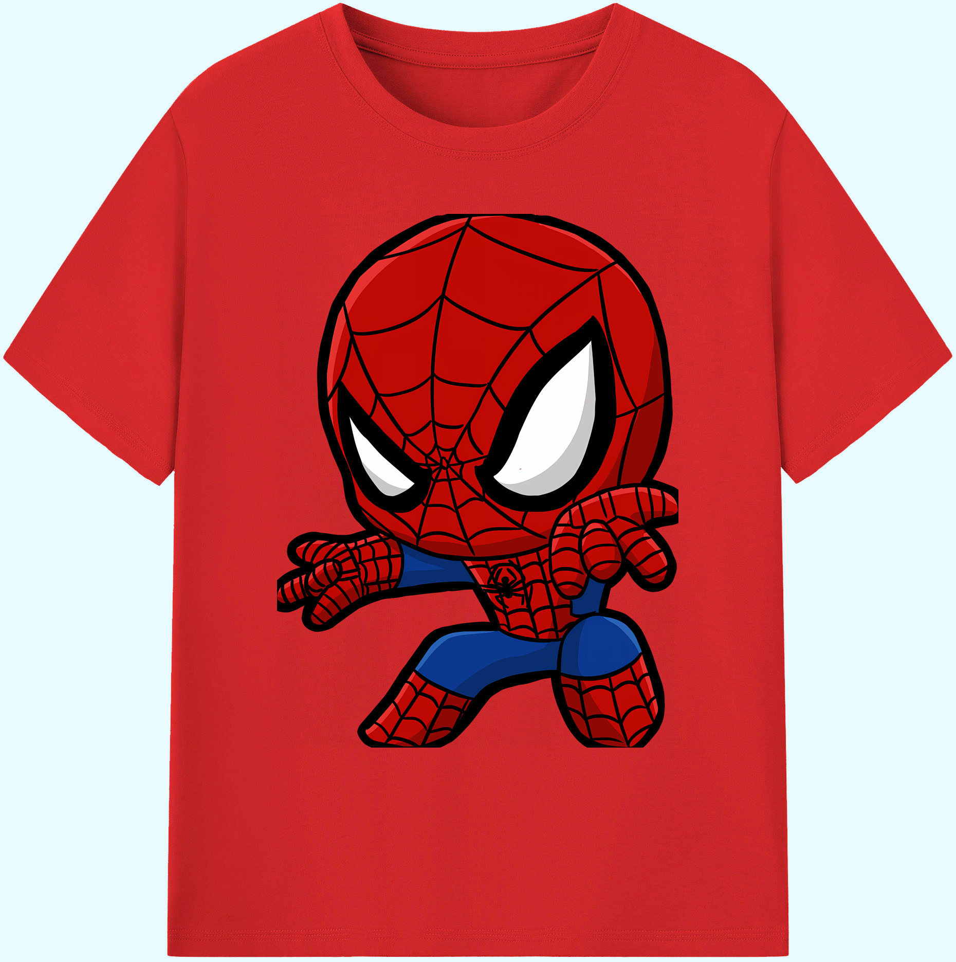 （画像用） Spider Man スパイダーマン 綿100％ メンズ半袖Tシャツ｜肌触りやわらか＆通気性