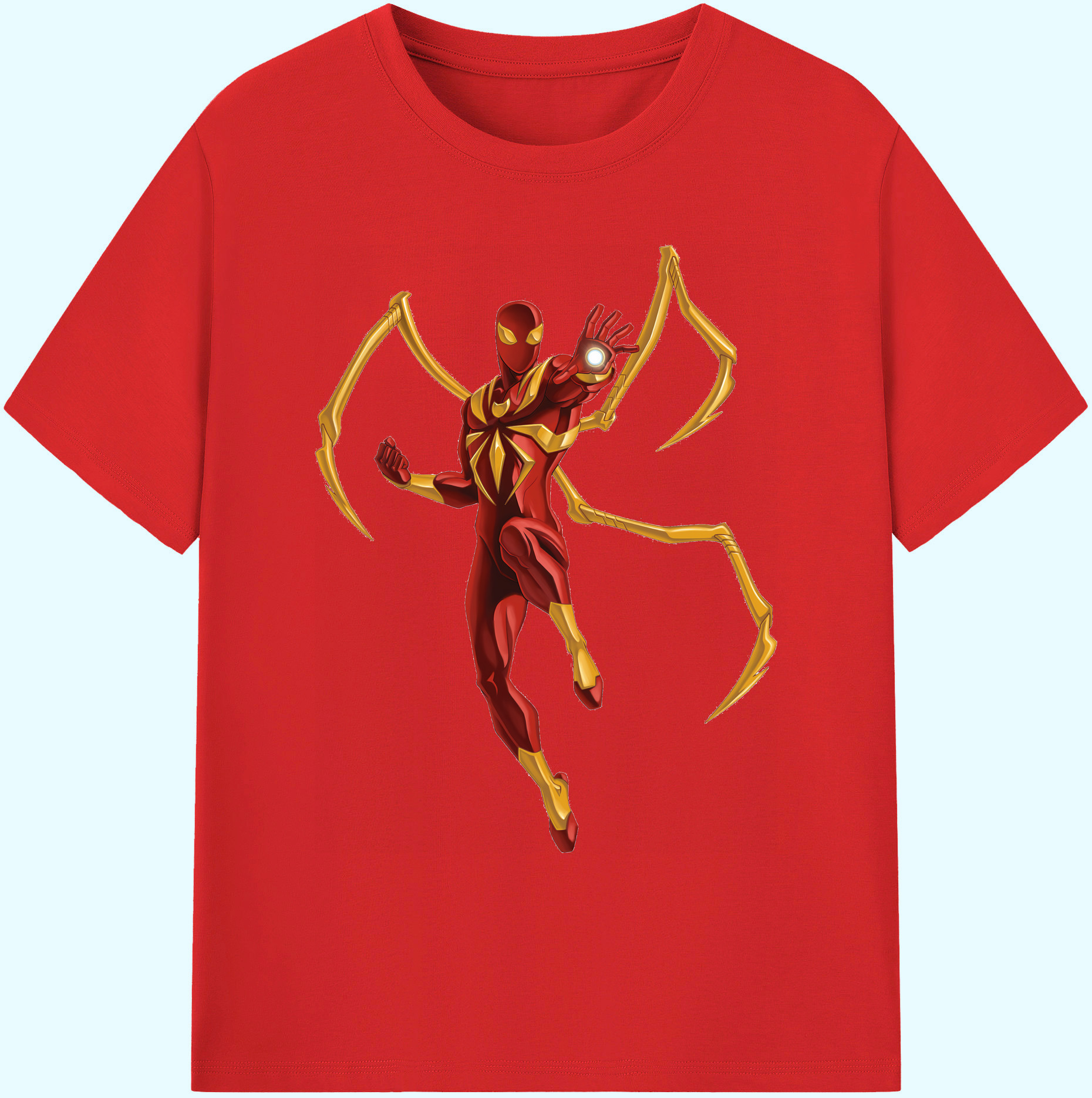 （画像用） Spider Man スパイダーマン 綿100％ メンズ半袖Tシャツ｜肌触りやわらか＆通気性