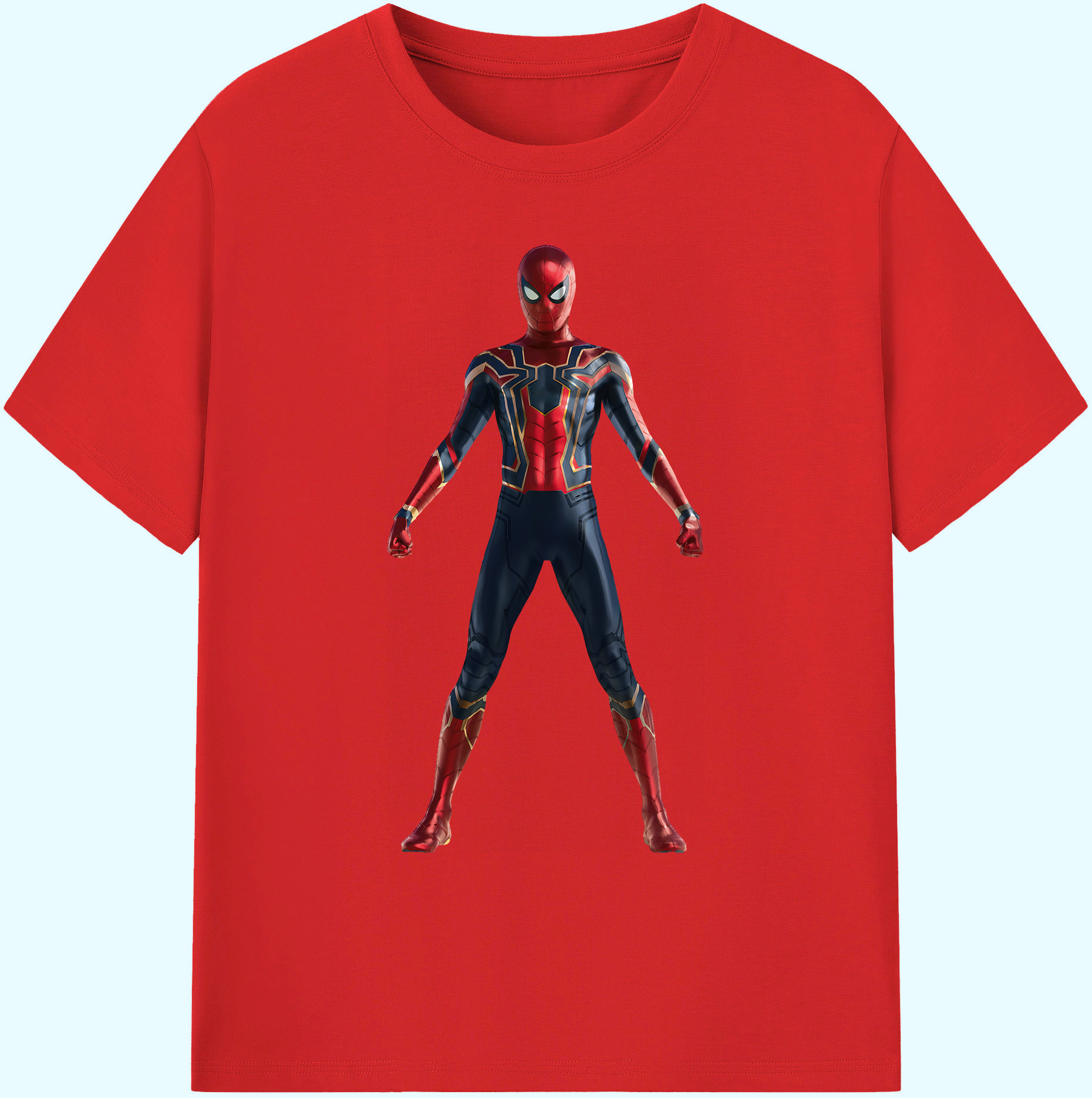 （画像用） Spider Man スパイダーマン 綿100％ メンズ半袖Tシャツ｜肌触りやわらか＆通気性