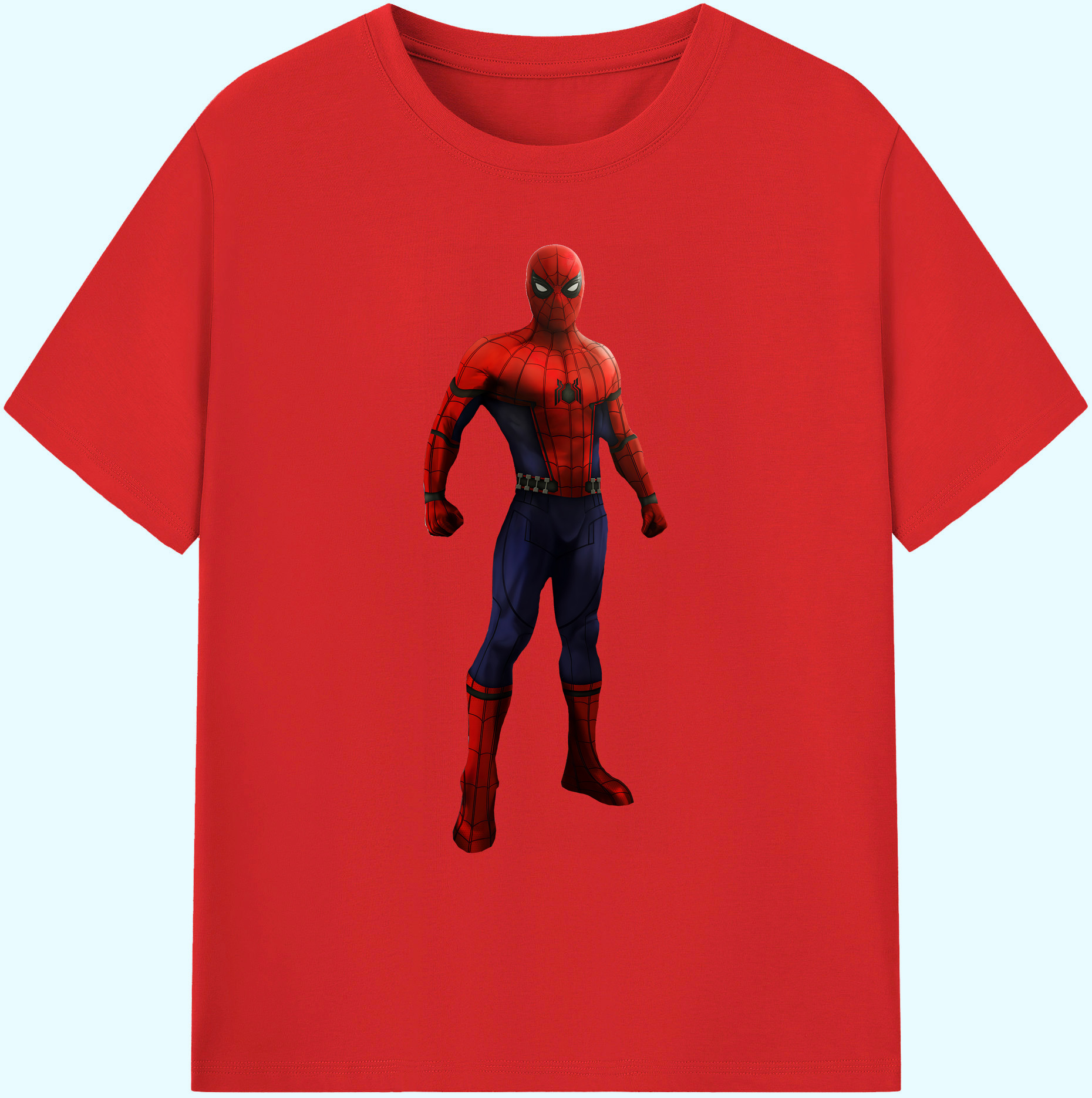 （画像用） Spider Man スパイダーマン 綿100％ メンズ半袖Tシャツ｜肌触りやわらか＆通気性