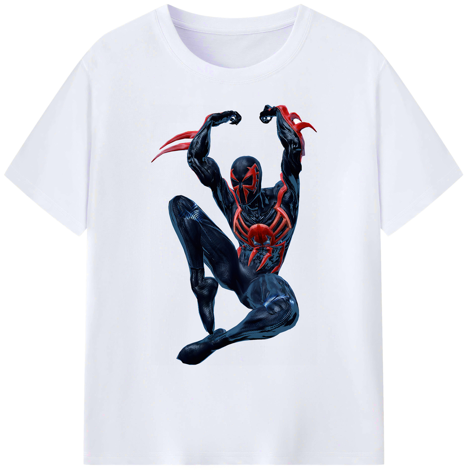 （画像用） Spider Man スパイダーマン 綿100％ メンズ半袖Tシャツ｜肌触りやわらか＆通気性