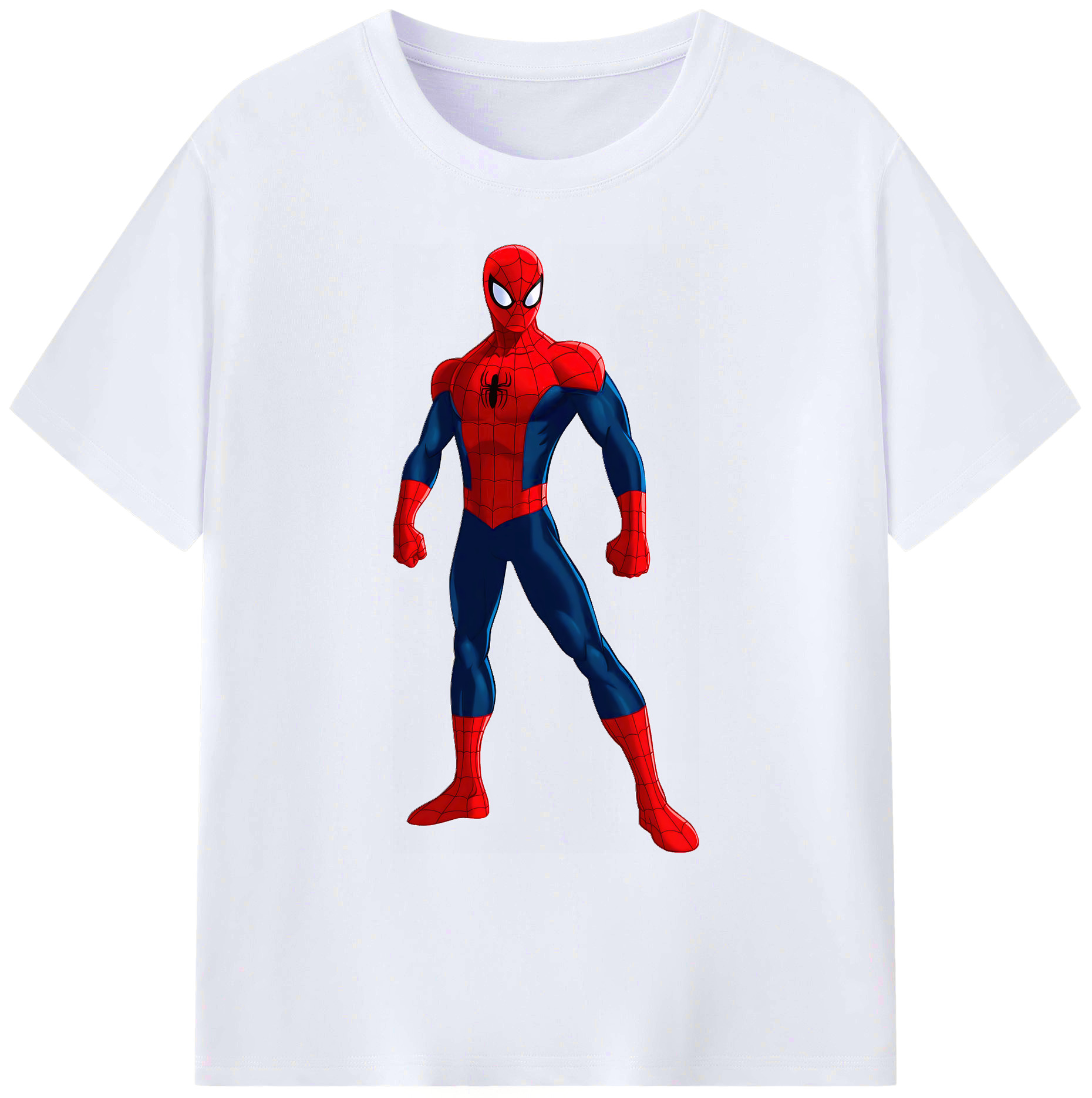 （画像用） Spider Man スパイダーマン 綿100％ メンズ半袖Tシャツ｜肌触りやわらか＆通気性