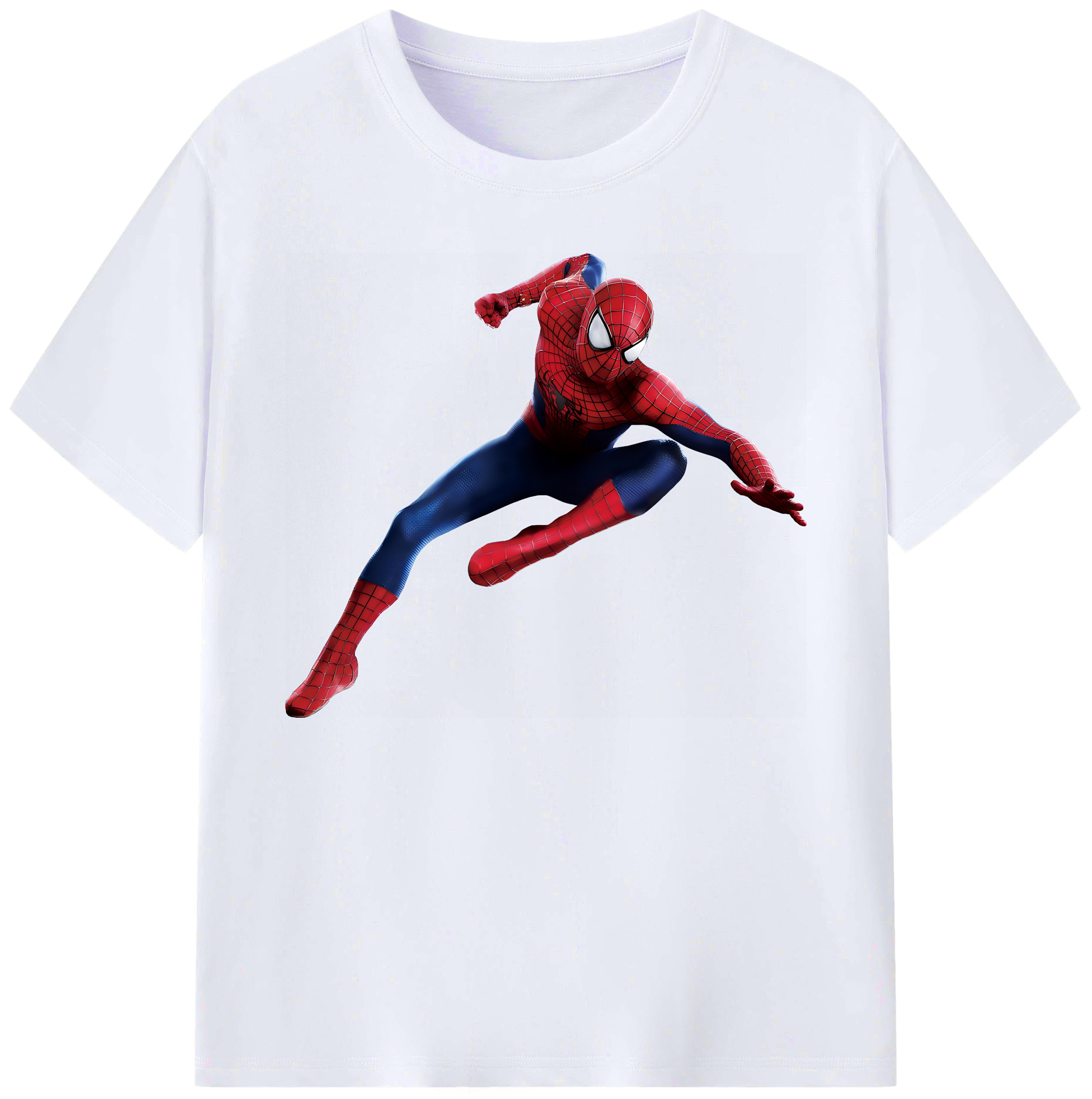 （画像用） Spider Man スパイダーマン 綿100％ メンズ半袖Tシャツ｜肌触りやわらか＆通気性
