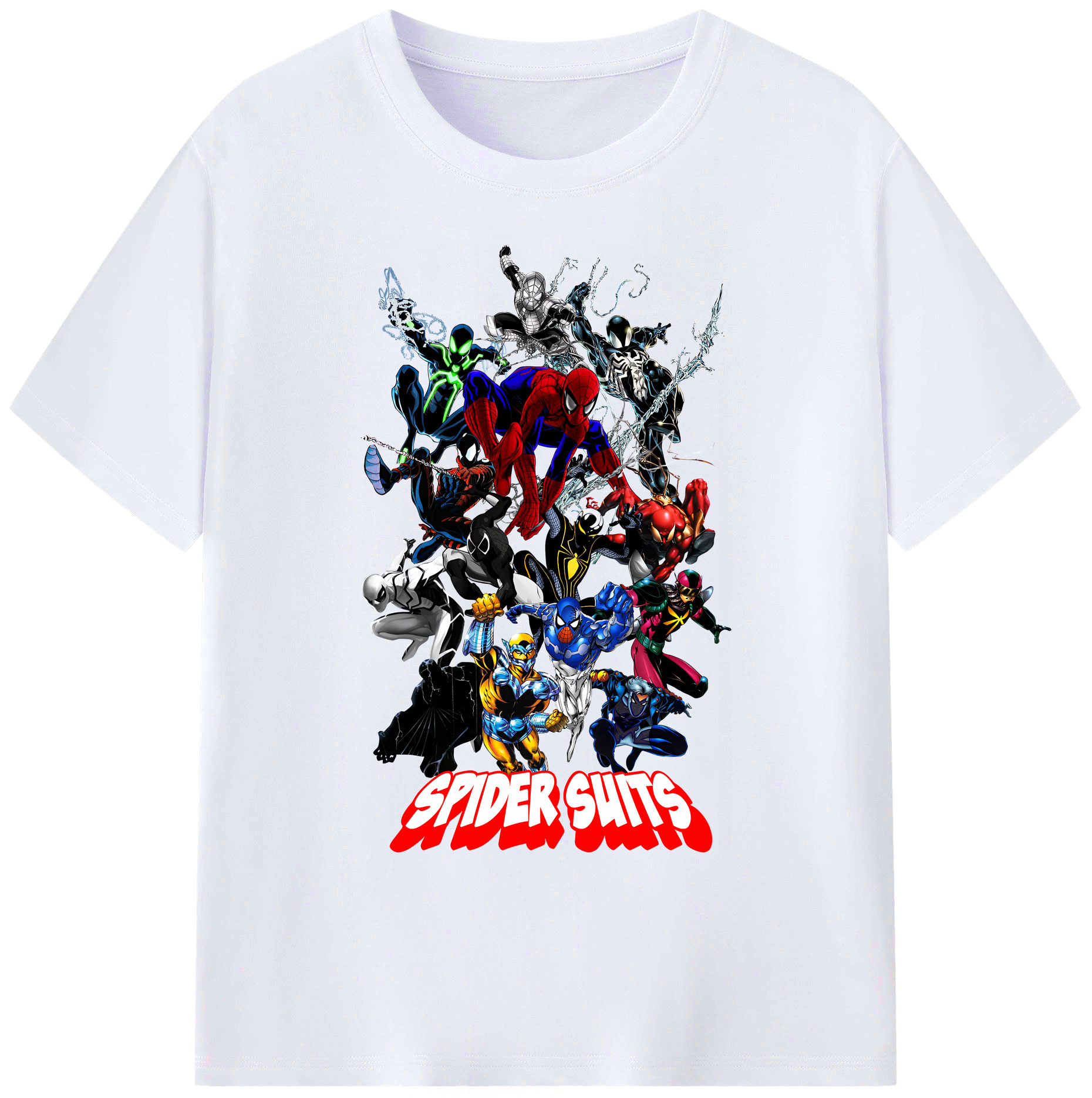 （画像用） Spider Man スパイダーマン 綿100％ メンズ半袖Tシャツ｜肌触りやわらか＆通気性