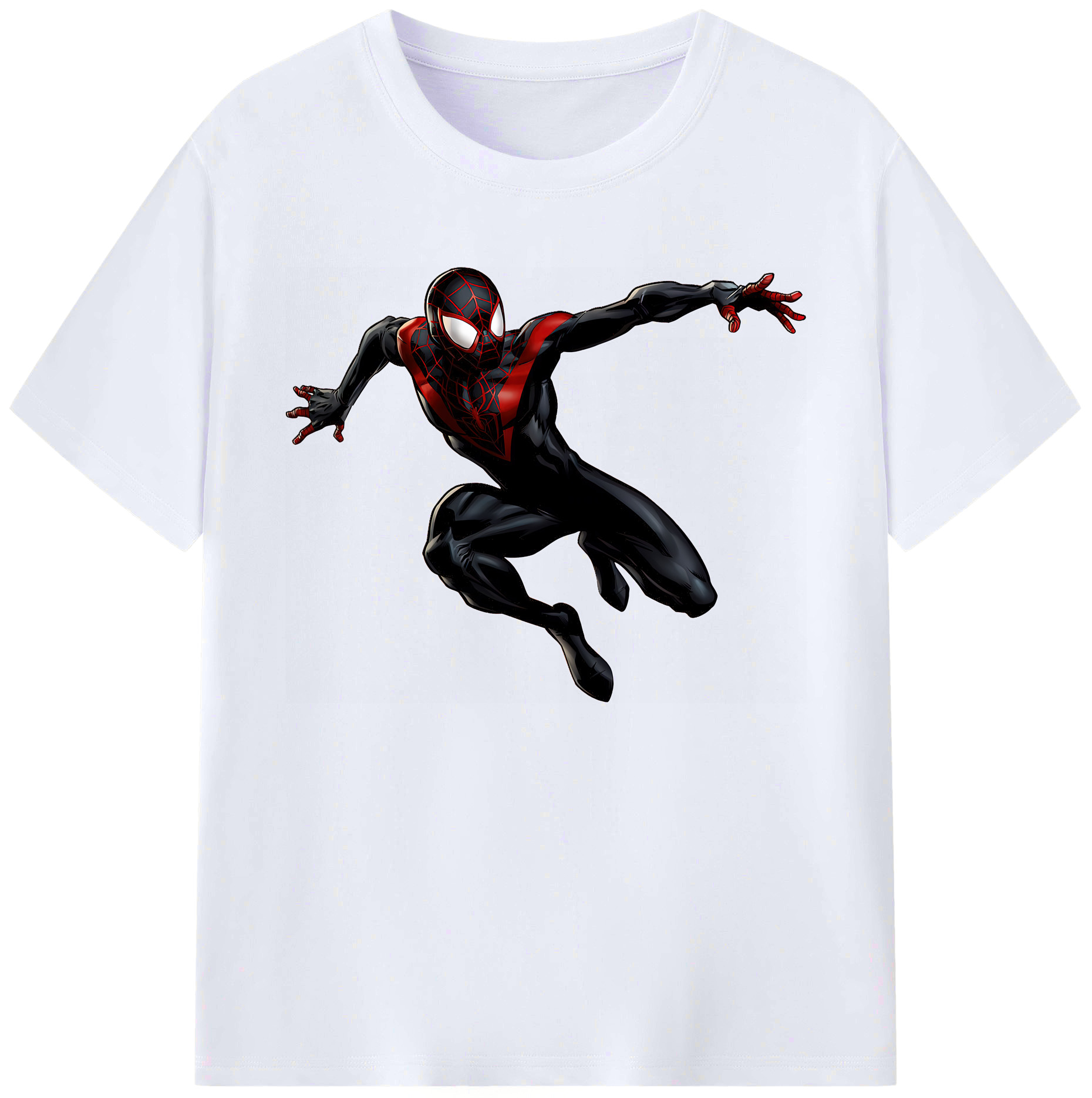 （画像用） Spider Man スパイダーマン 綿100％ メンズ半袖Tシャツ｜肌触りやわらか＆通気性
