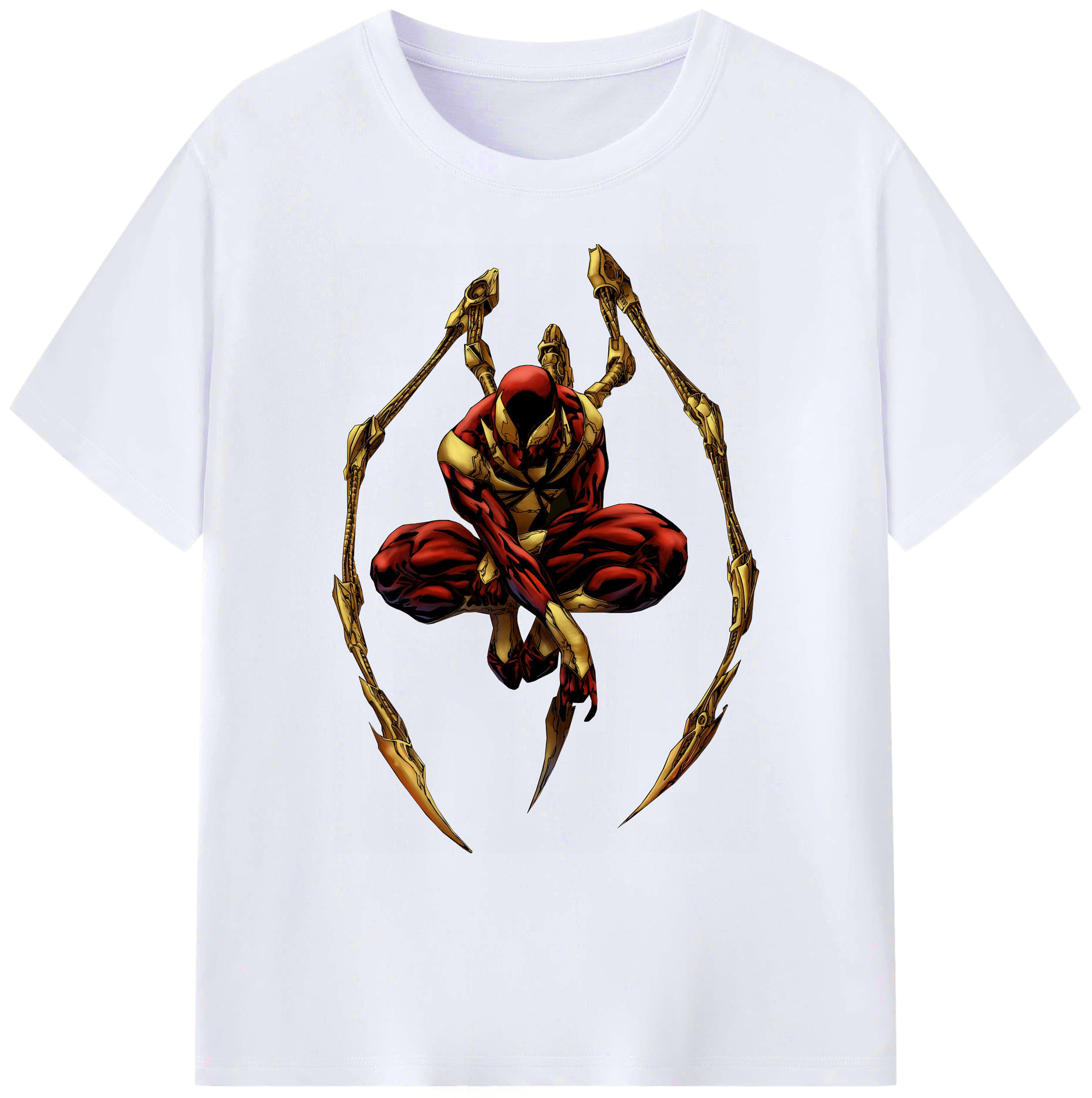 （画像用） Spider Man スパイダーマン 綿100％ メンズ半袖Tシャツ｜肌触りやわらか＆通気性