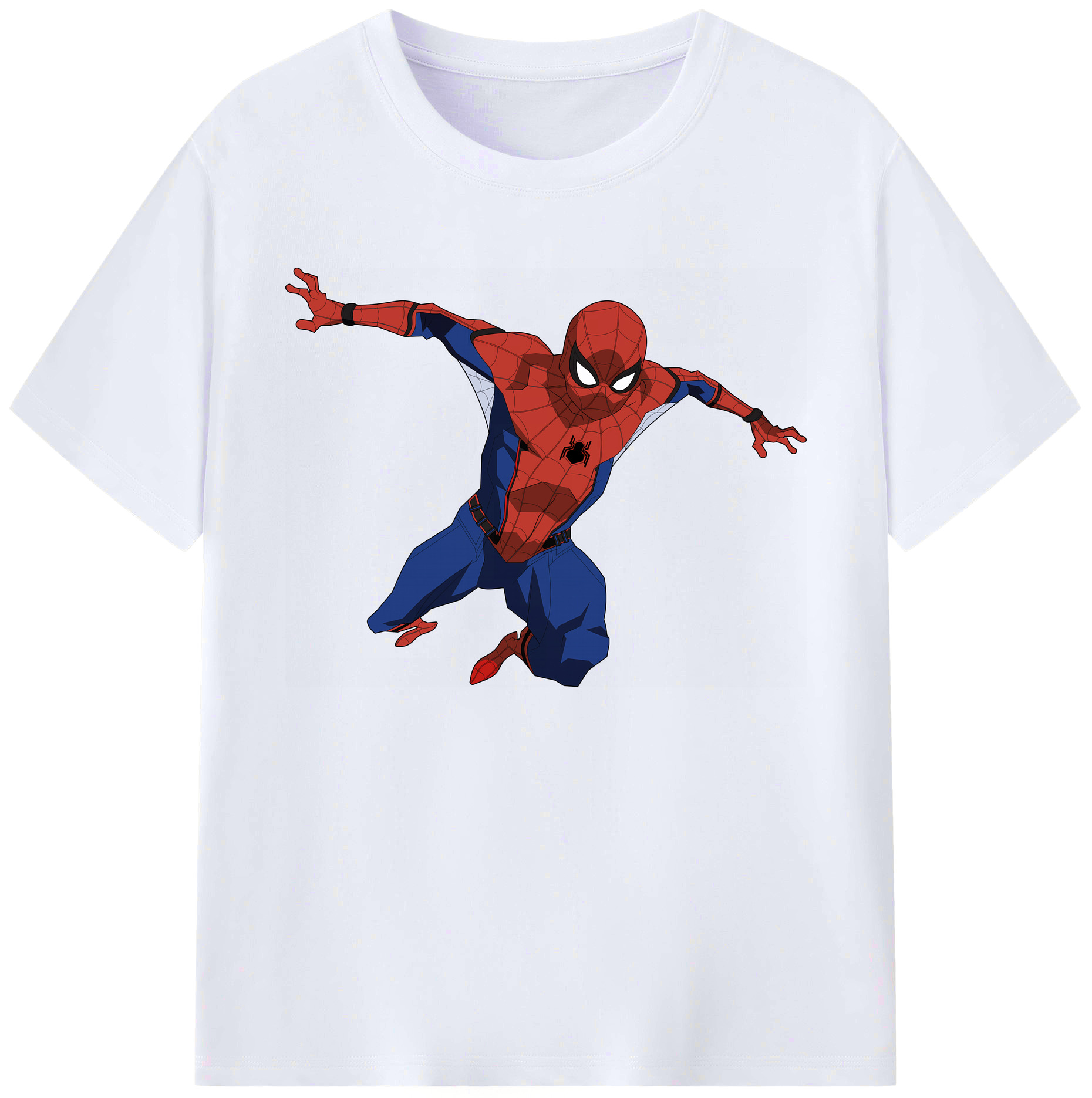 （画像用） Spider Man スパイダーマン 綿100％ メンズ半袖Tシャツ｜肌触りやわらか＆通気性