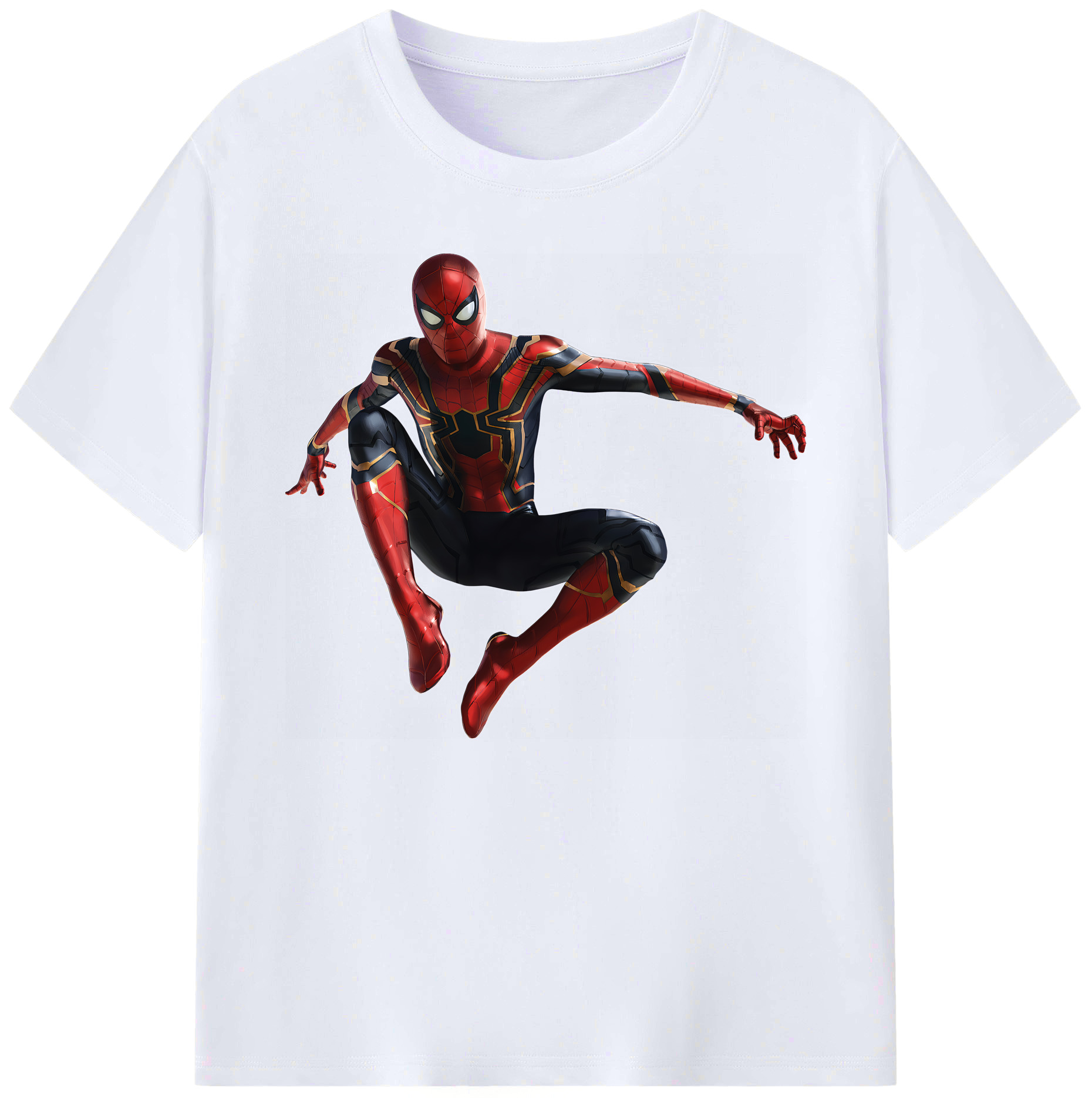（画像用） Spider Man スパイダーマン 綿100％ メンズ半袖Tシャツ｜肌触りやわらか＆通気性