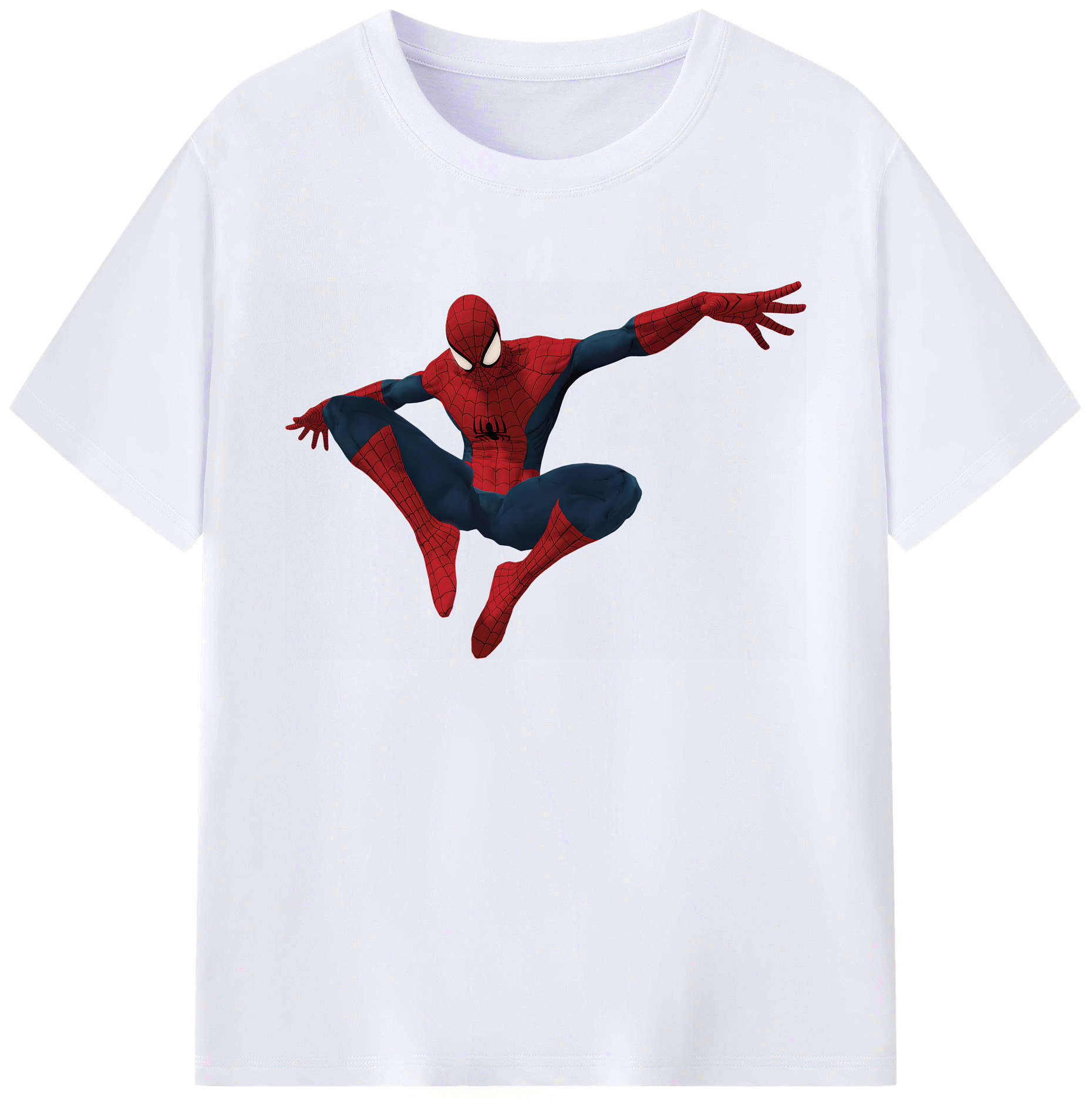 （画像用） Spider Man スパイダーマン 綿100％ メンズ半袖Tシャツ｜肌触りやわらか＆通気性