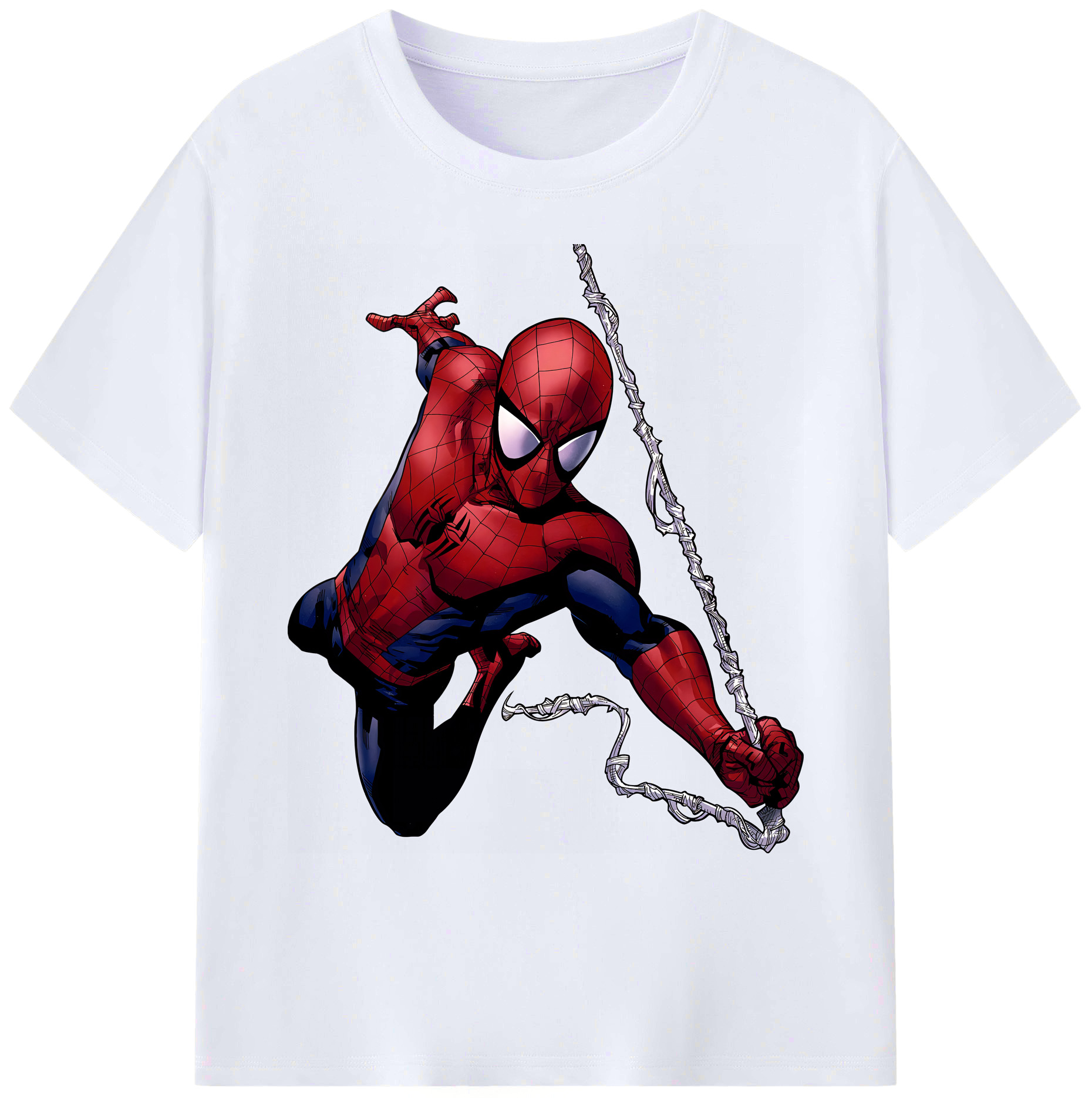 （画像用） Spider Man スパイダーマン 綿100％ メンズ半袖Tシャツ｜肌触りやわらか＆通気性