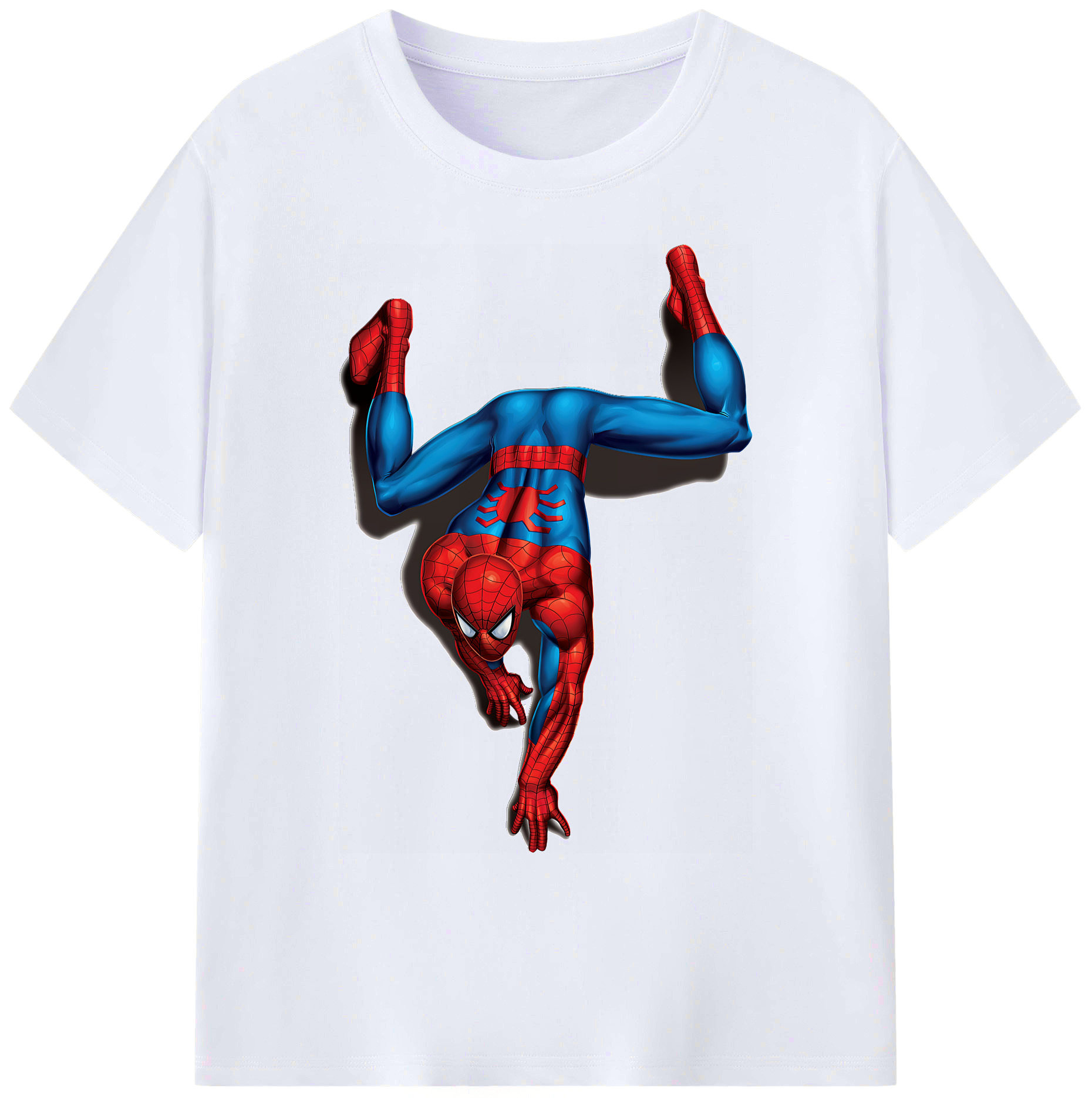 （画像用） Spider Man スパイダーマン 綿100％ メンズ半袖Tシャツ｜肌触りやわらか＆通気性