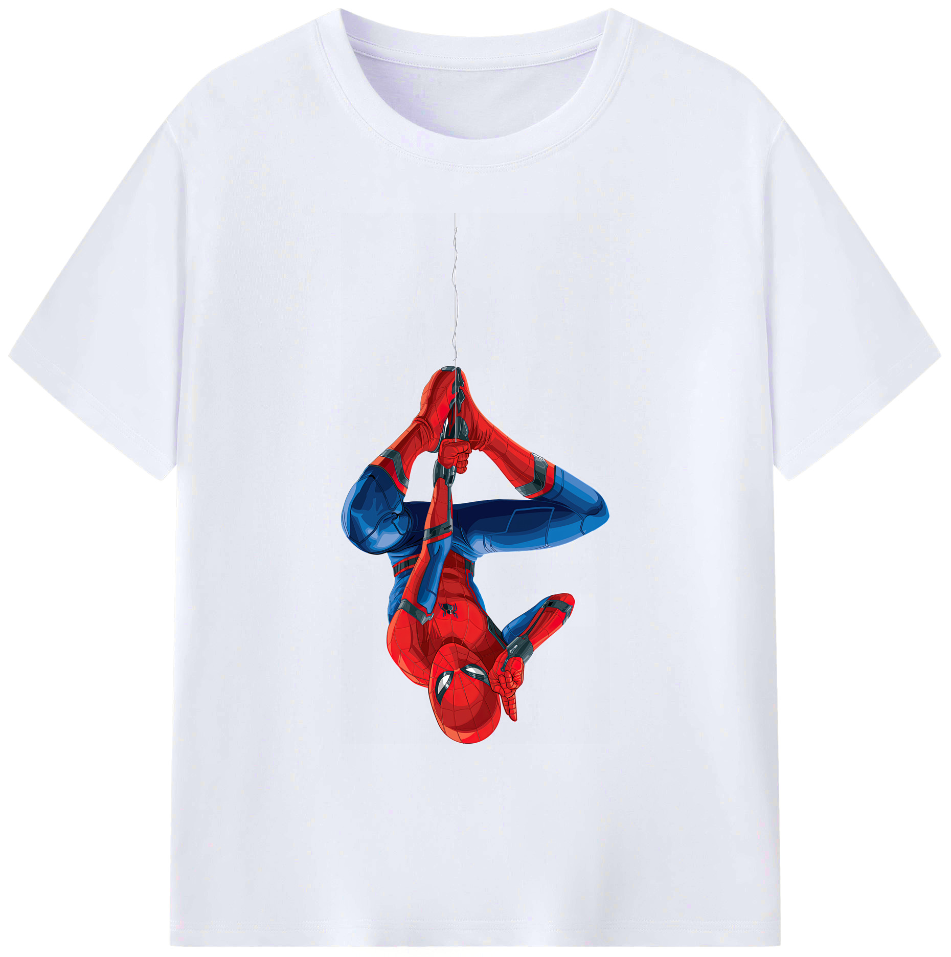 （画像用） Spider Man スパイダーマン 綿100％ メンズ半袖Tシャツ｜肌触りやわらか＆通気性
