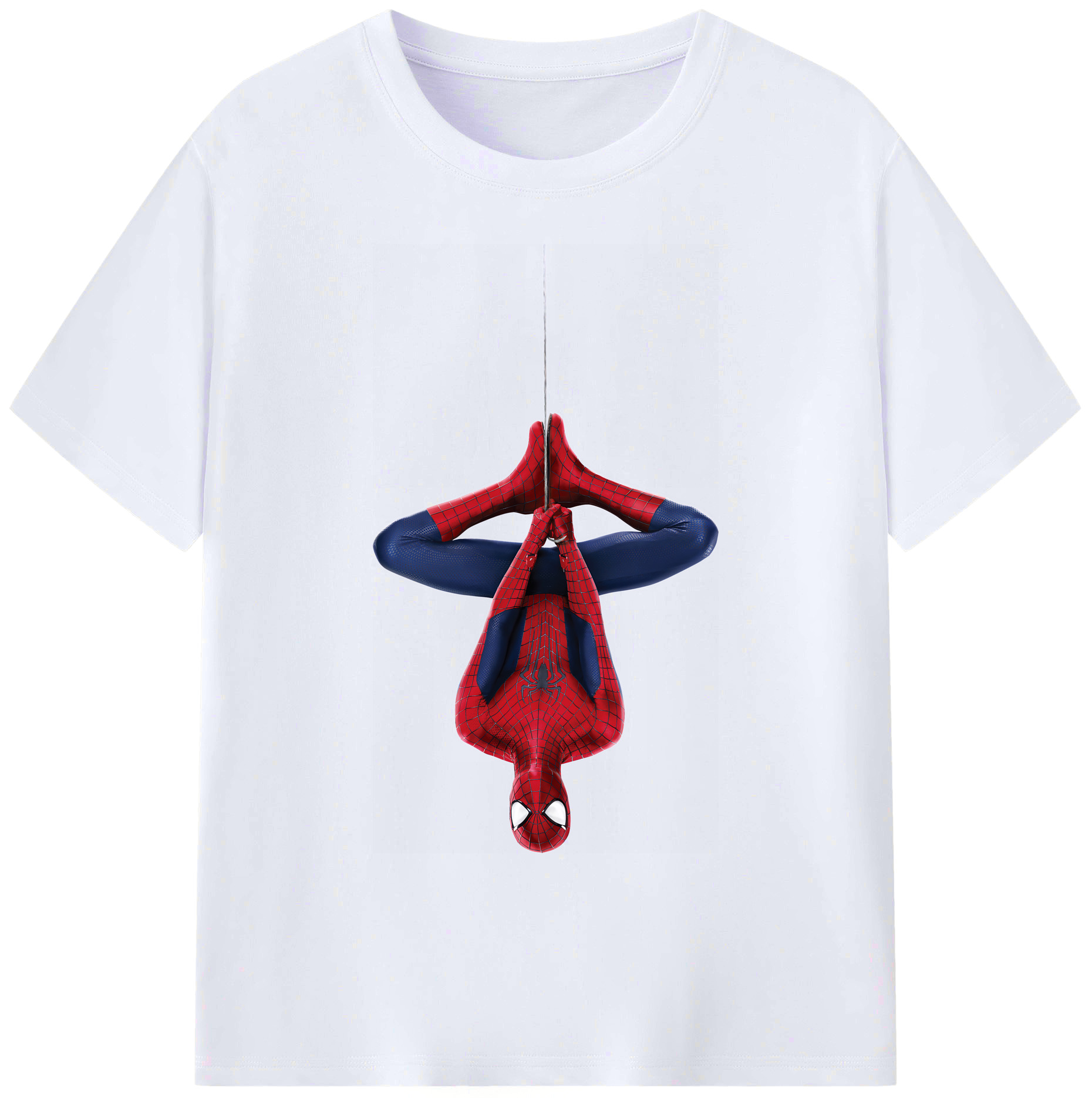 （画像用） Spider Man スパイダーマン 綿100％ メンズ半袖Tシャツ｜肌触りやわらか＆通気性