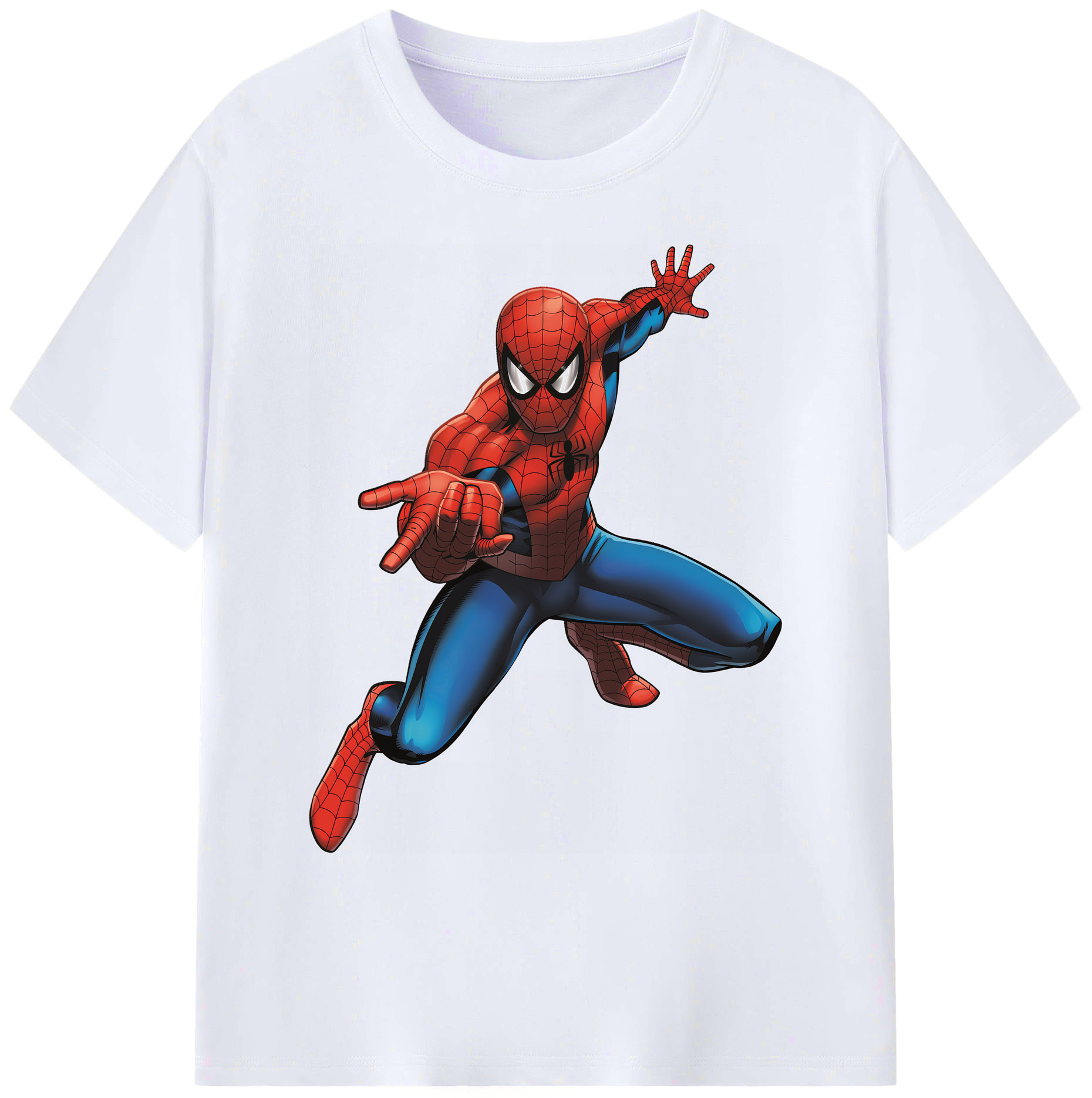 （画像用） Spider Man スパイダーマン 綿100％ メンズ半袖Tシャツ｜肌触りやわらか＆通気性