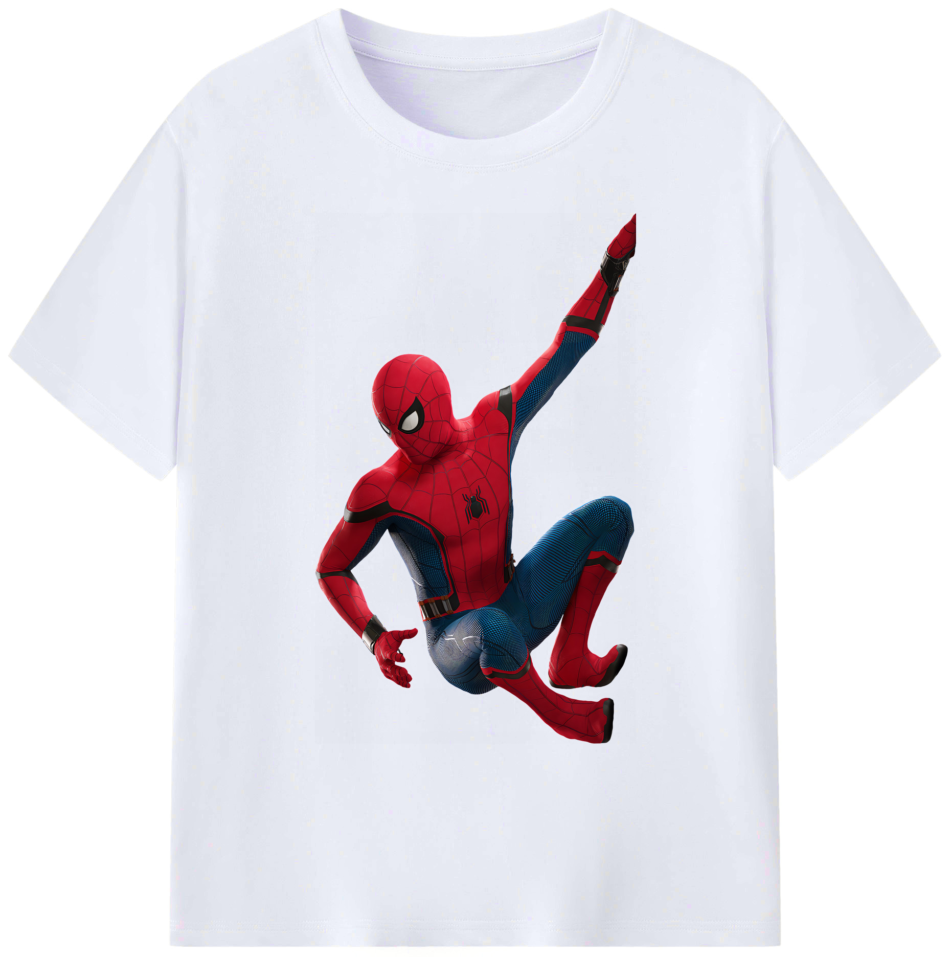 （画像用） Spider Man スパイダーマン 綿100％ メンズ半袖Tシャツ｜肌触りやわらか＆通気性