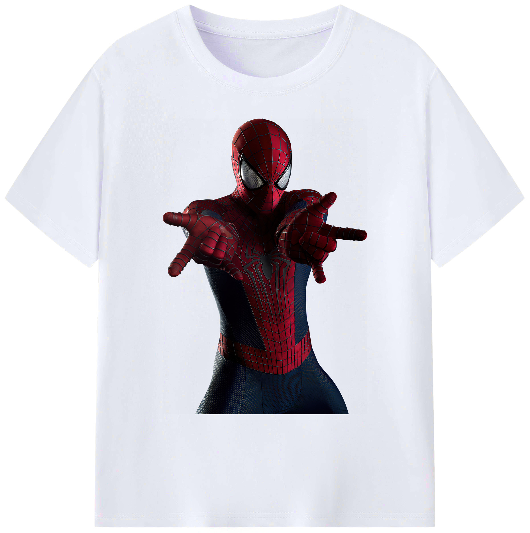 （画像用） Spider Man スパイダーマン 綿100％ メンズ半袖Tシャツ｜肌触りやわらか＆通気性