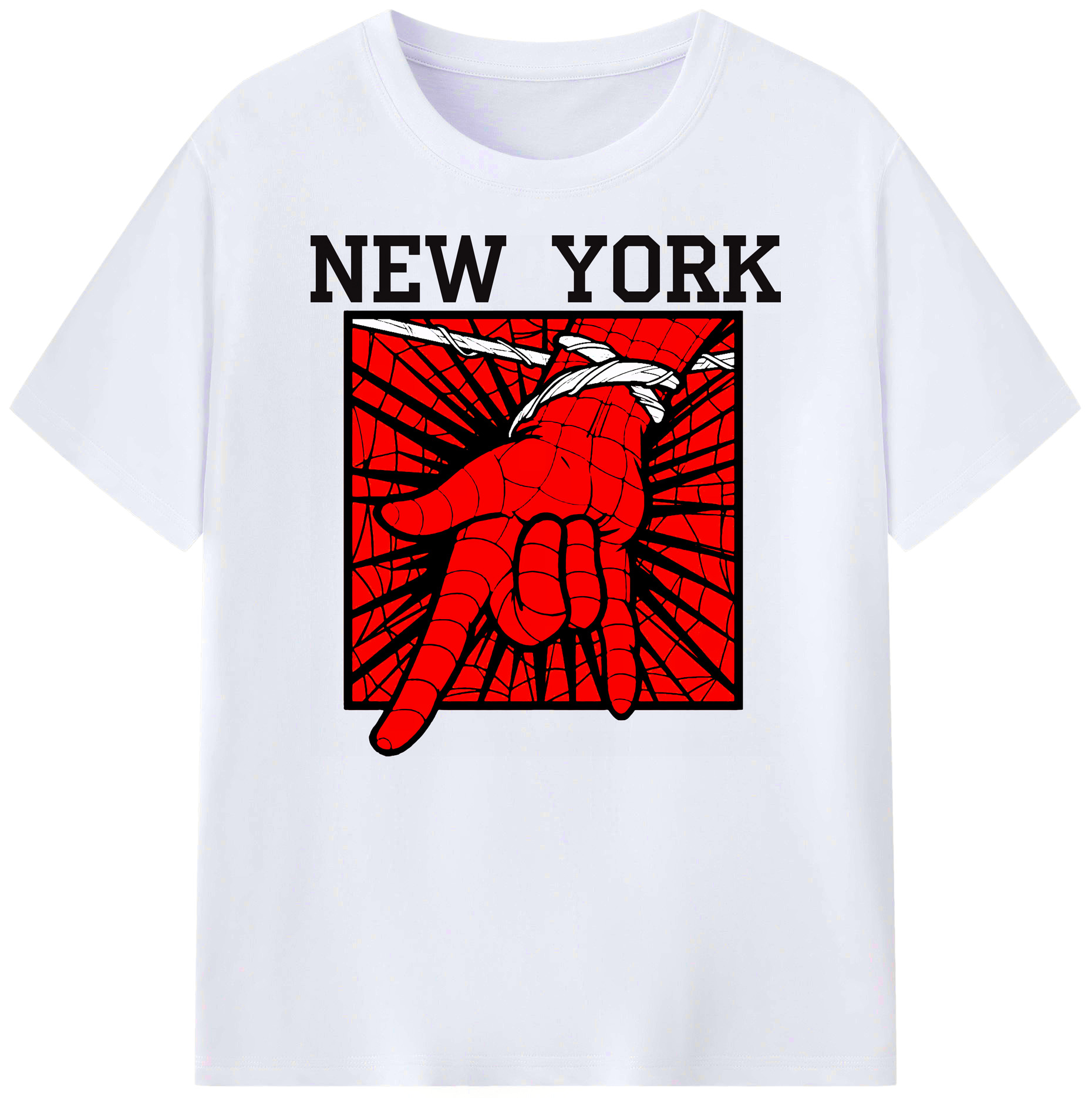 （画像用） Spider Man スパイダーマン 綿100％ メンズ半袖Tシャツ｜肌触りやわらか＆通気性