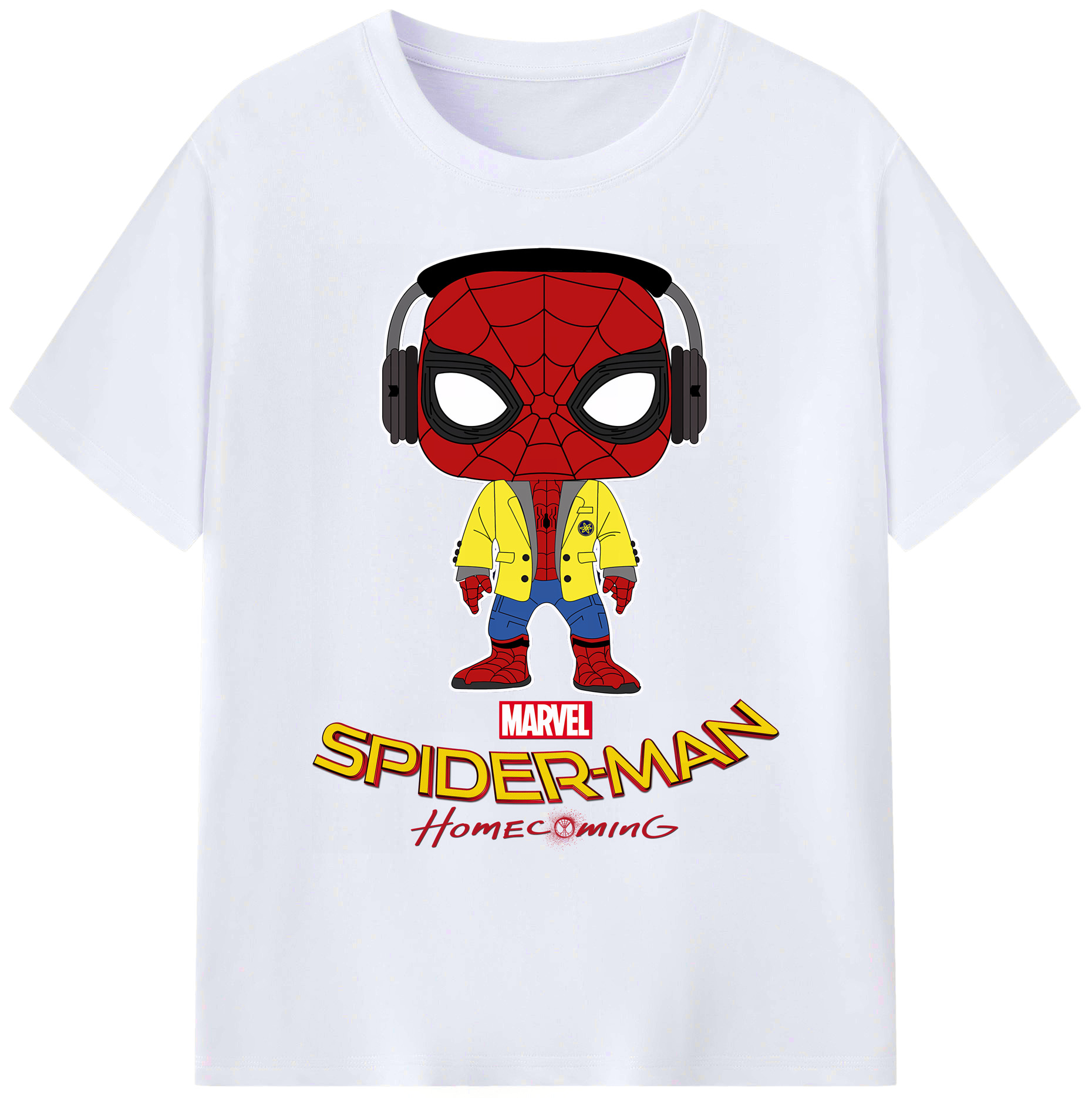 （画像用） Spider Man スパイダーマン 綿100％ メンズ半袖Tシャツ｜肌触りやわらか＆通気性