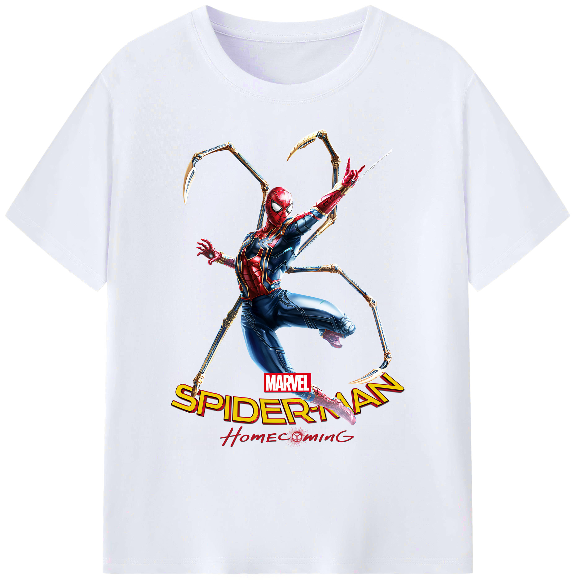 （画像用） Spider Man スパイダーマン 綿100％ メンズ半袖Tシャツ｜肌触りやわらか＆通気性