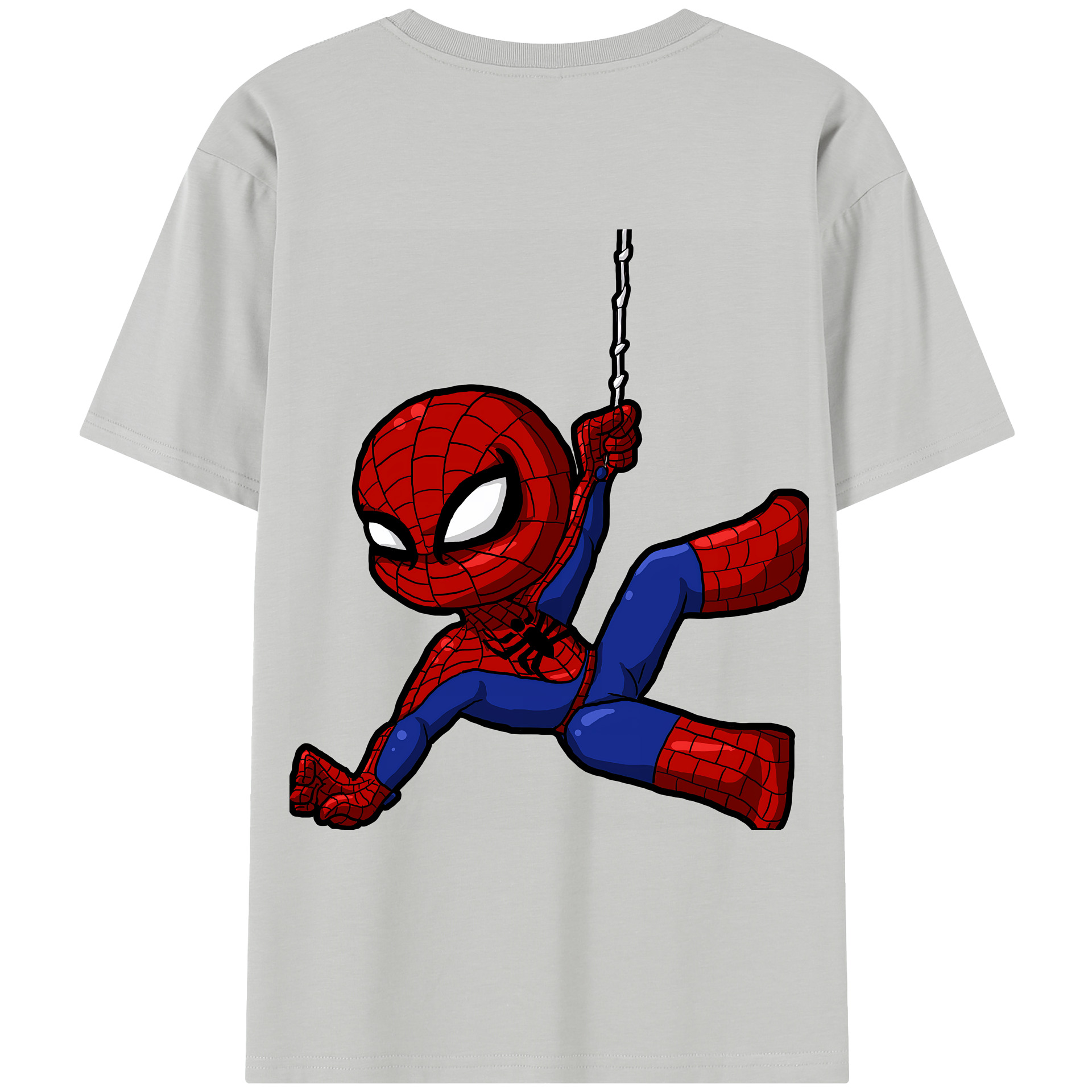 （画像用） Spider Man スパイダーマン レディース半袖Tシャツ(バックプリント)