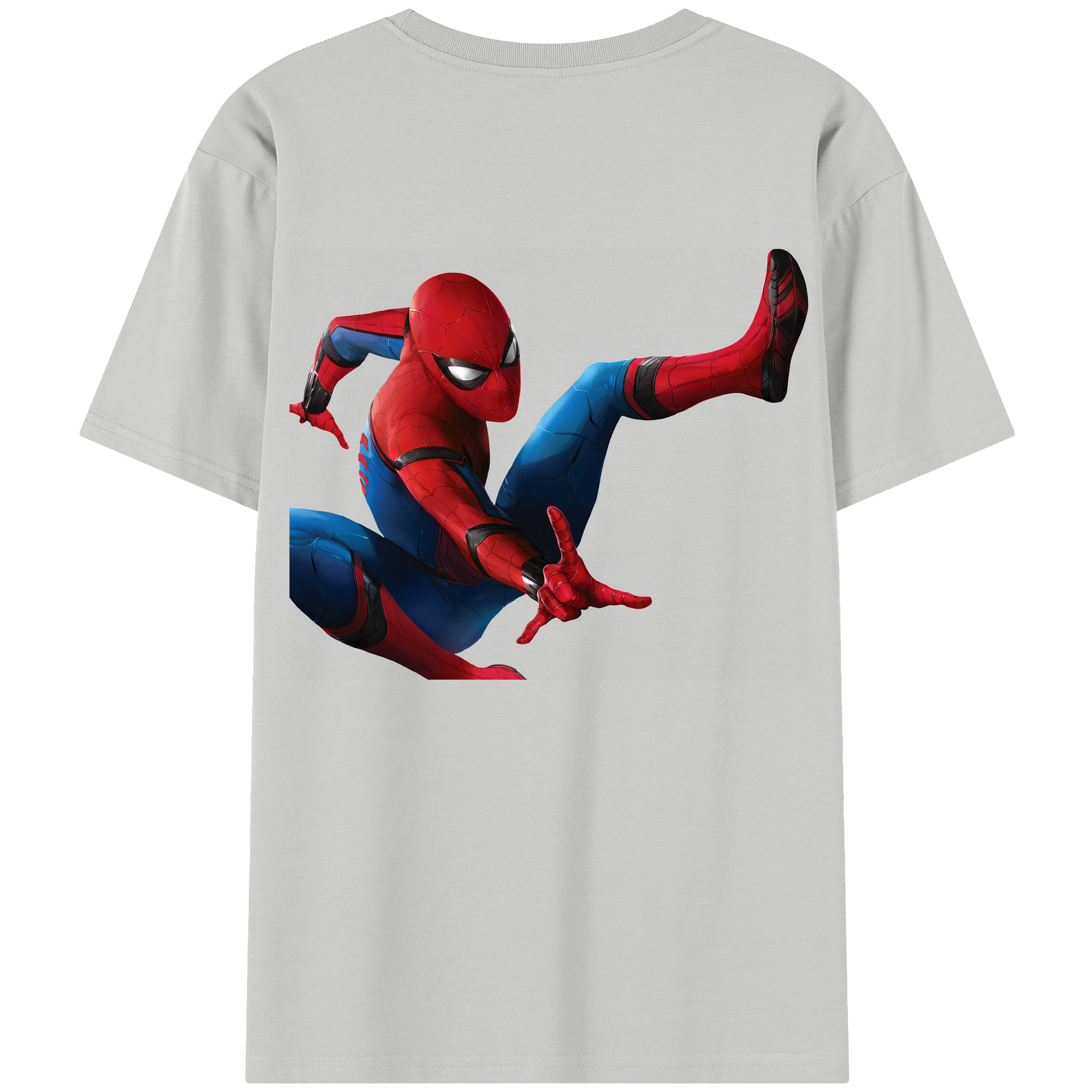 （画像用） Spider Man スパイダーマン レディース半袖Tシャツ(バックプリント)