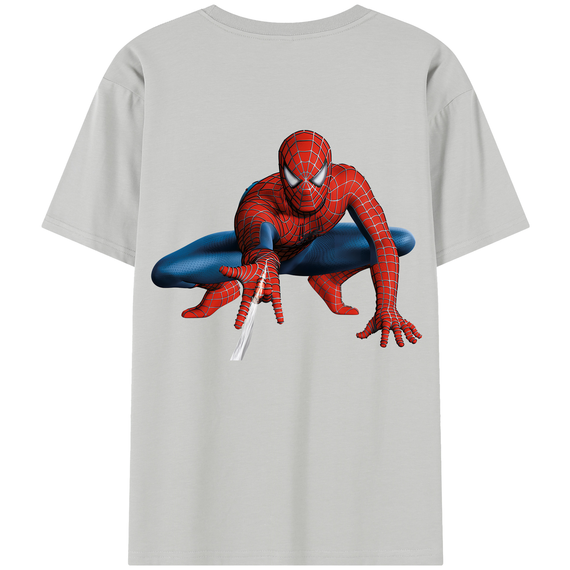 （画像用） Spider Man スパイダーマン レディース半袖Tシャツ(バックプリント)