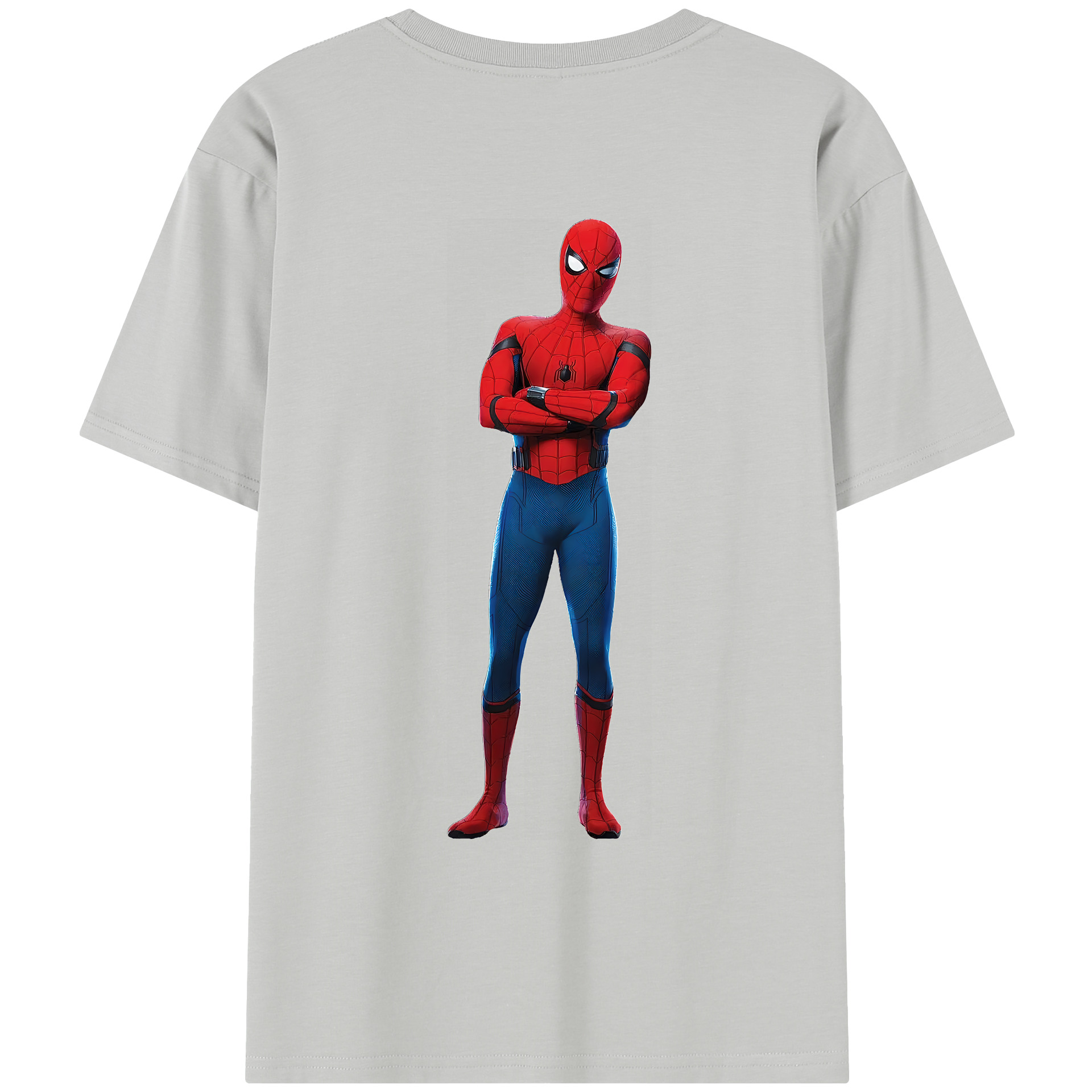 （画像用） Spider Man スパイダーマン レディース半袖Tシャツ(バックプリント)